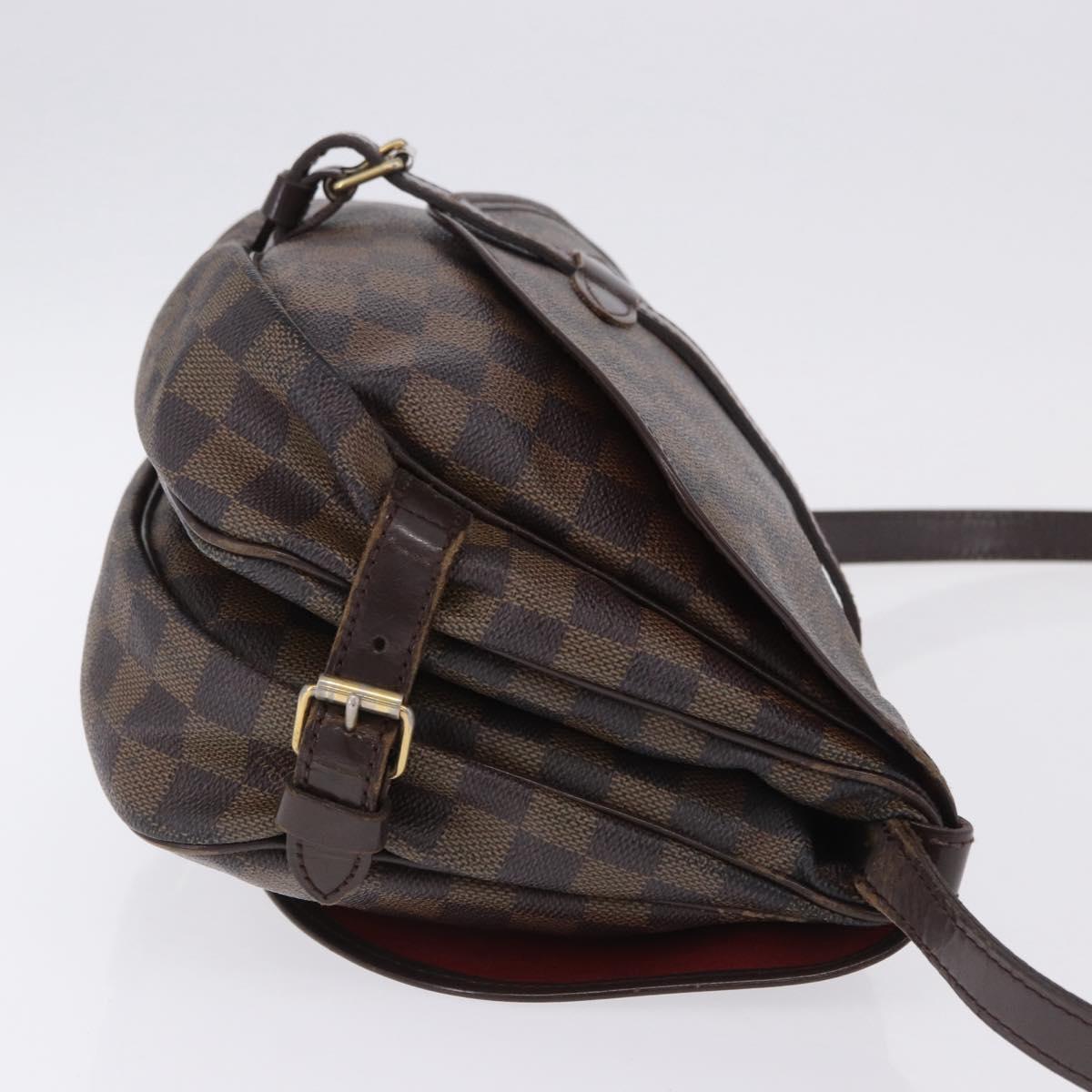 LOUIS VUITTON Damier Ebene Saumur 30 Shoulder Bag SPO N48081 LV Auth 196874
