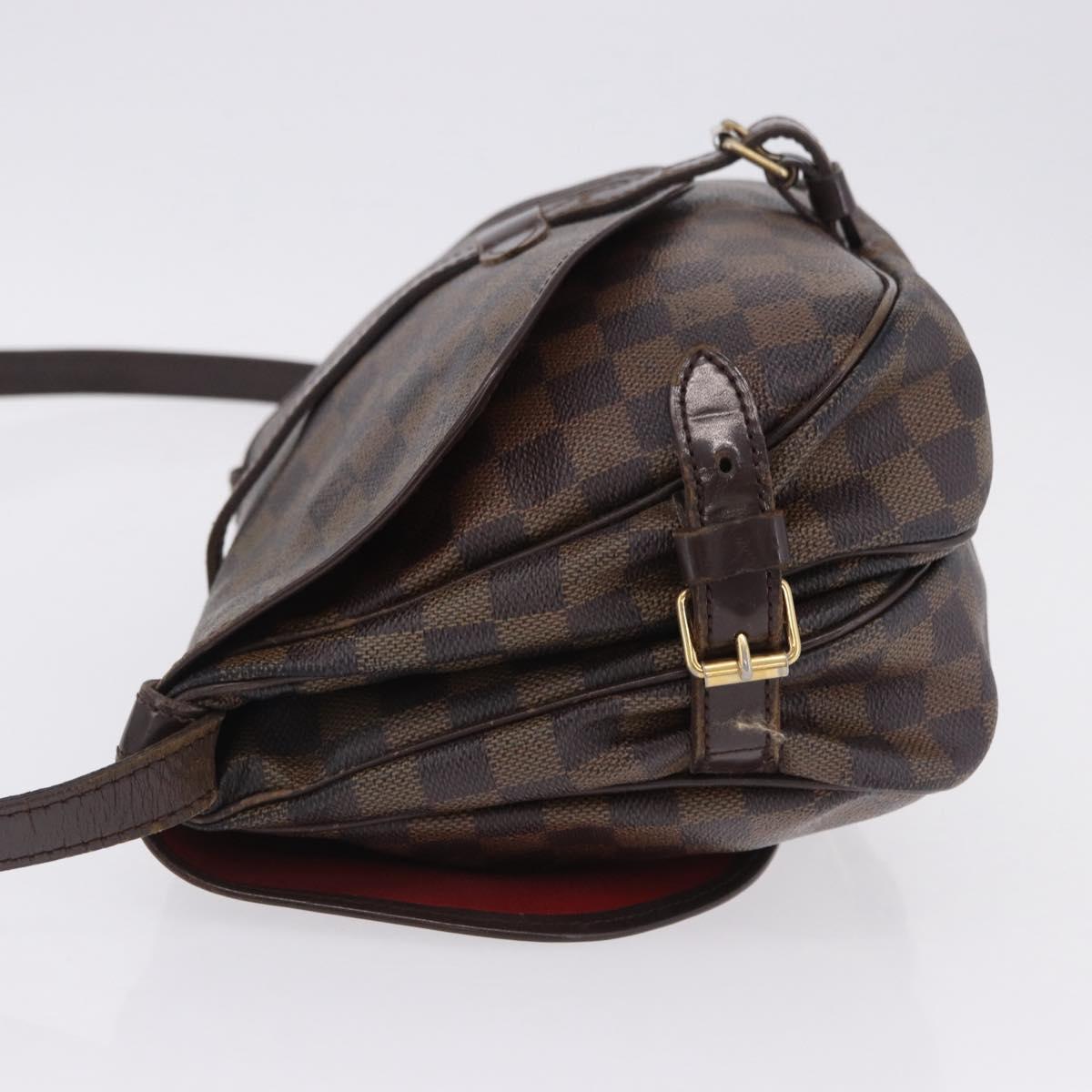 LOUIS VUITTON Damier Ebene Saumur 30 Shoulder Bag SPO N48081 LV Auth 196874
