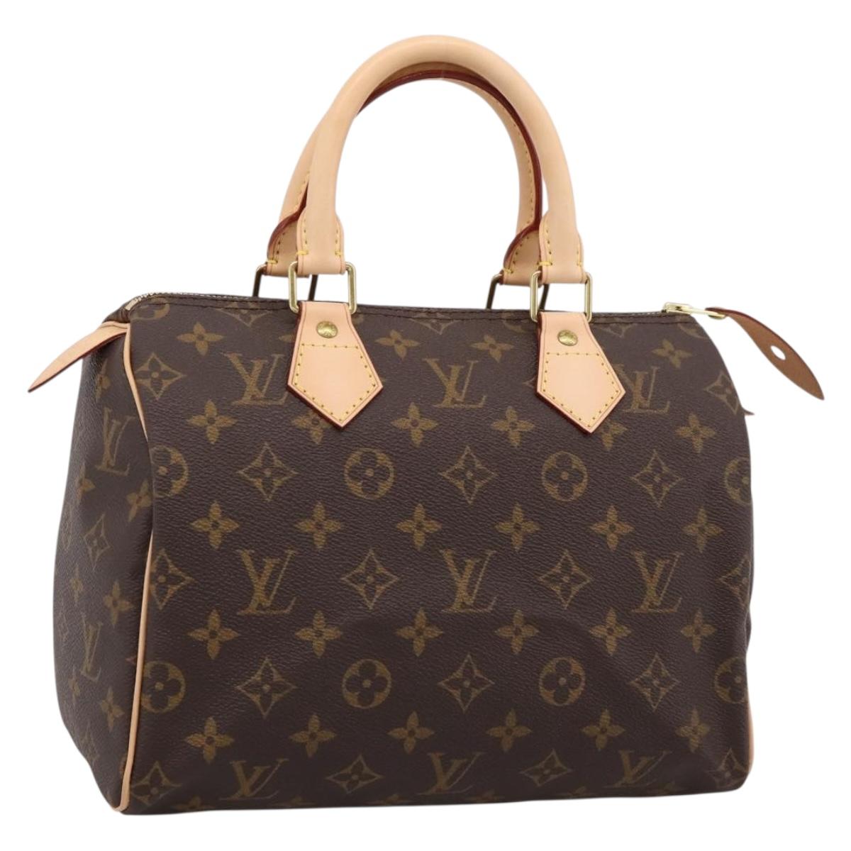 LOUIS VUITTON Monogram Speedy 25 Hand Bag M41528 LV Auth 196878SAM