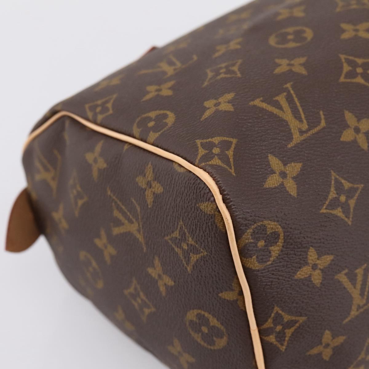 LOUIS VUITTON Monogram Speedy 25 Hand Bag M41528 LV Auth 196878SAM