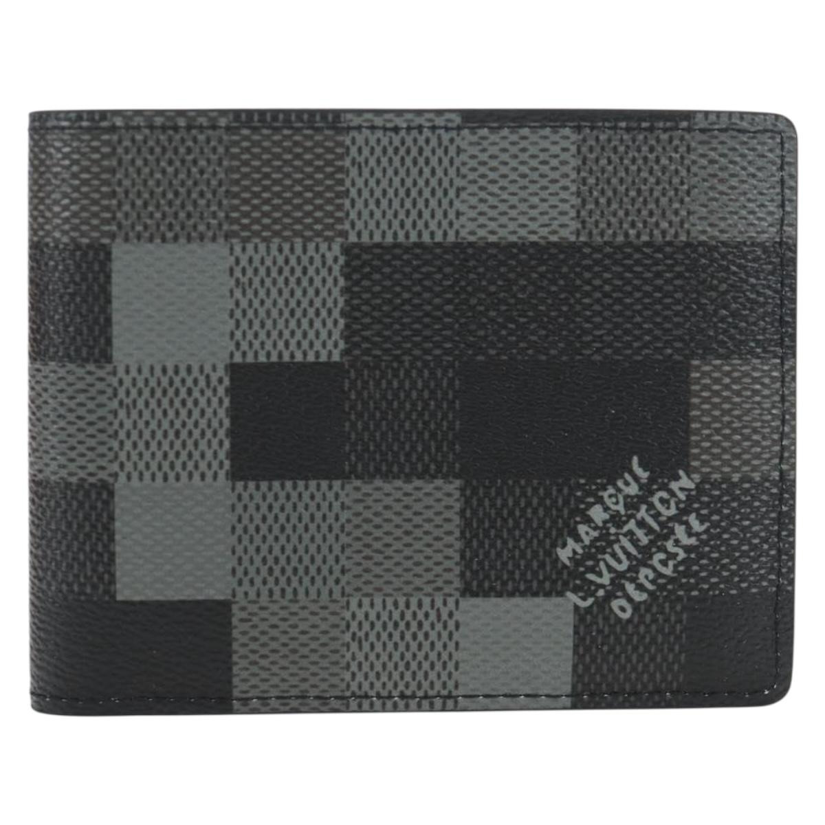 LOUIS VUITTON Damoflage Portefeuille Slender Wallet M14927 LV Auth 196883M