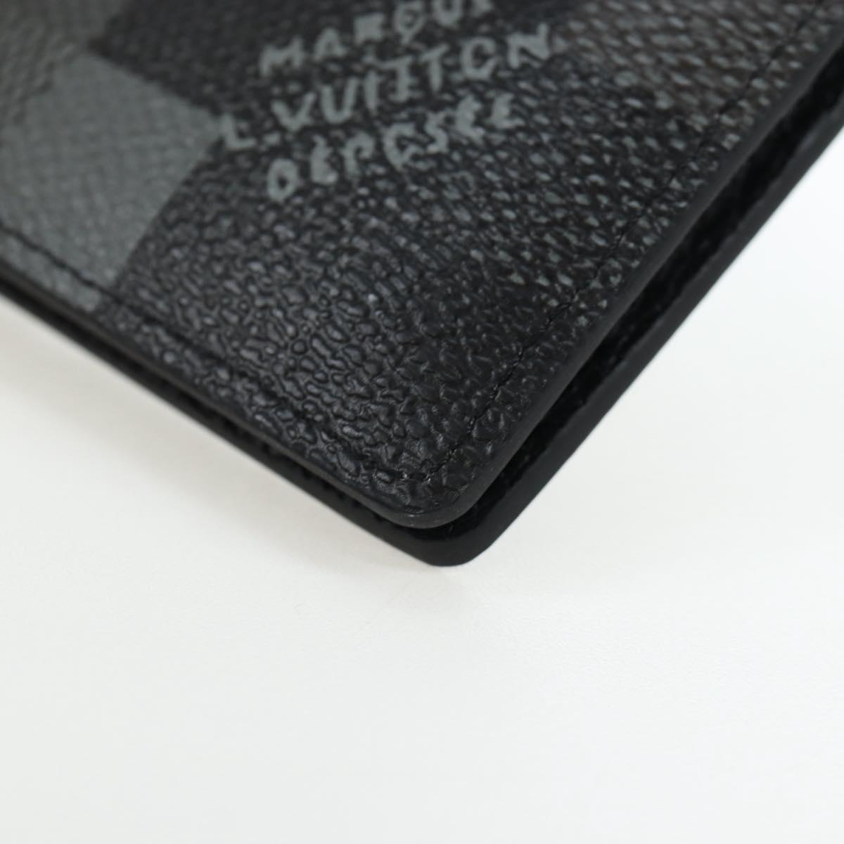 LOUIS VUITTON Damoflage Portefeuille Slender Wallet M14927 LV Auth 196883M
