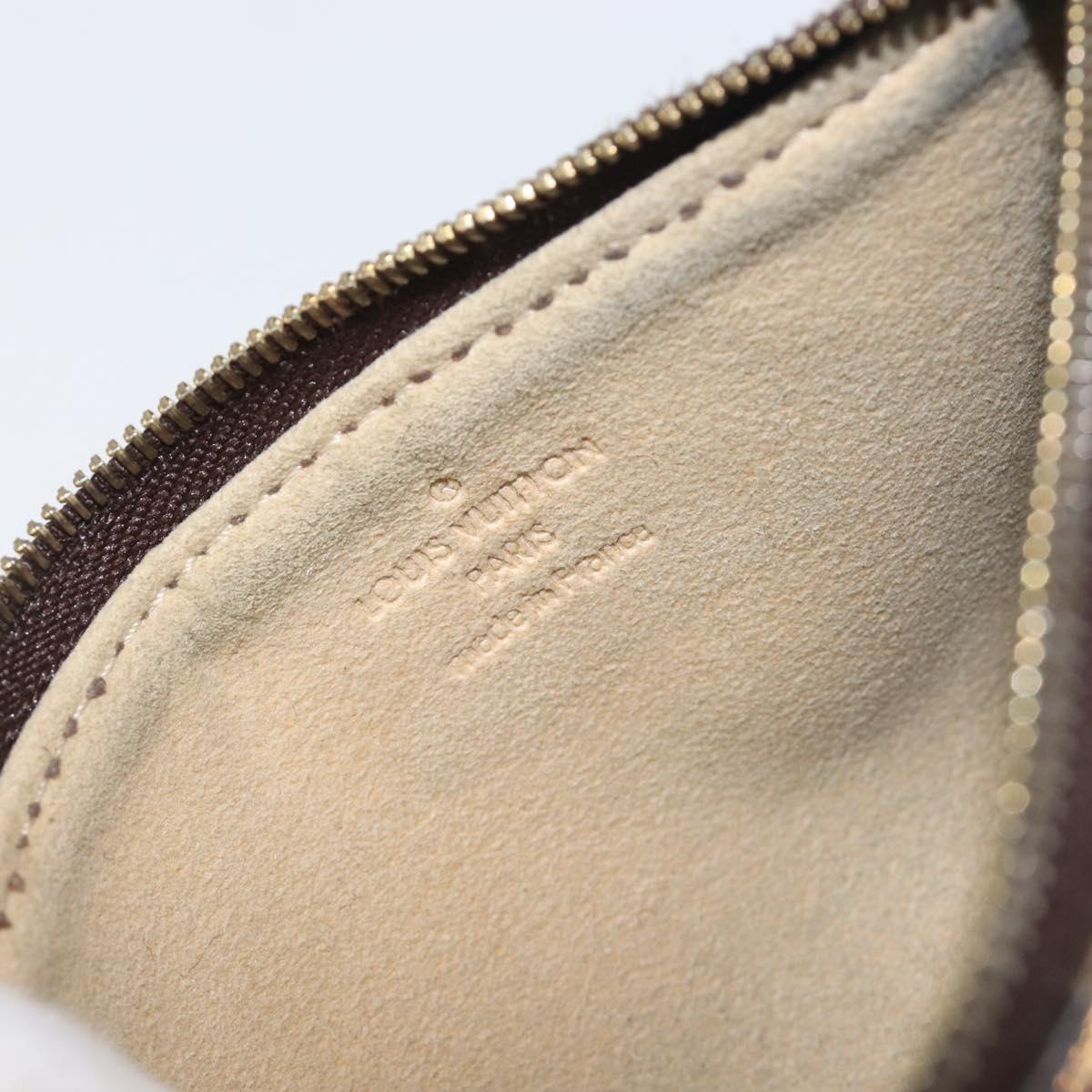 LOUIS VUITTON Monogram Pochette Mira PM Accessory Pouch M60095 LV Auth 196885V