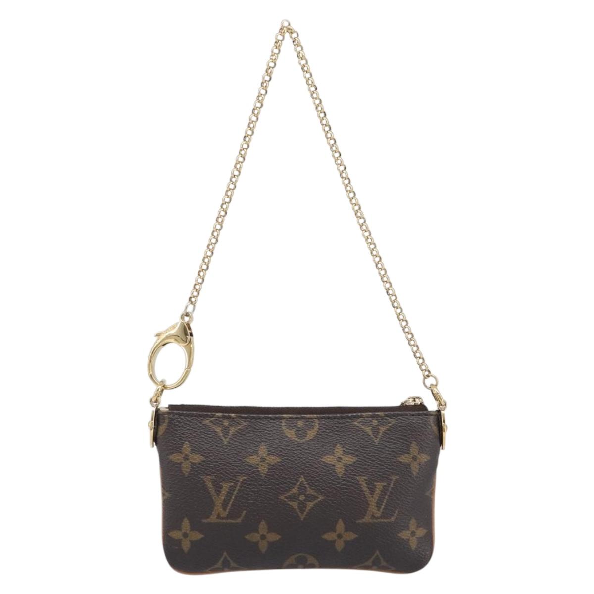 LOUIS VUITTON Monogram Pochette Mira PM Accessory Pouch M60095 LV Auth 196885V