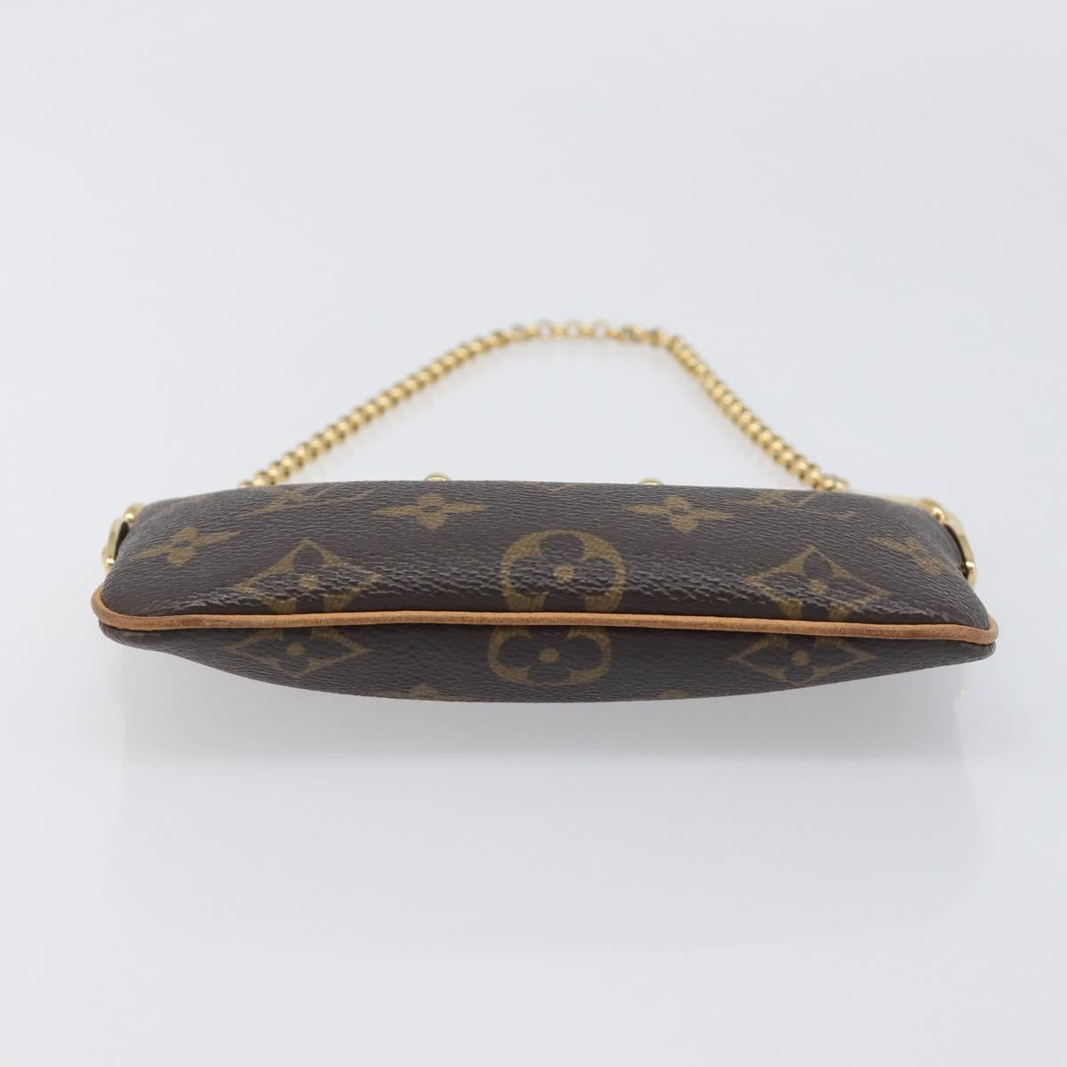 LOUIS VUITTON Monogram Pochette Mira PM Accessory Pouch M60095 LV Auth 196885V