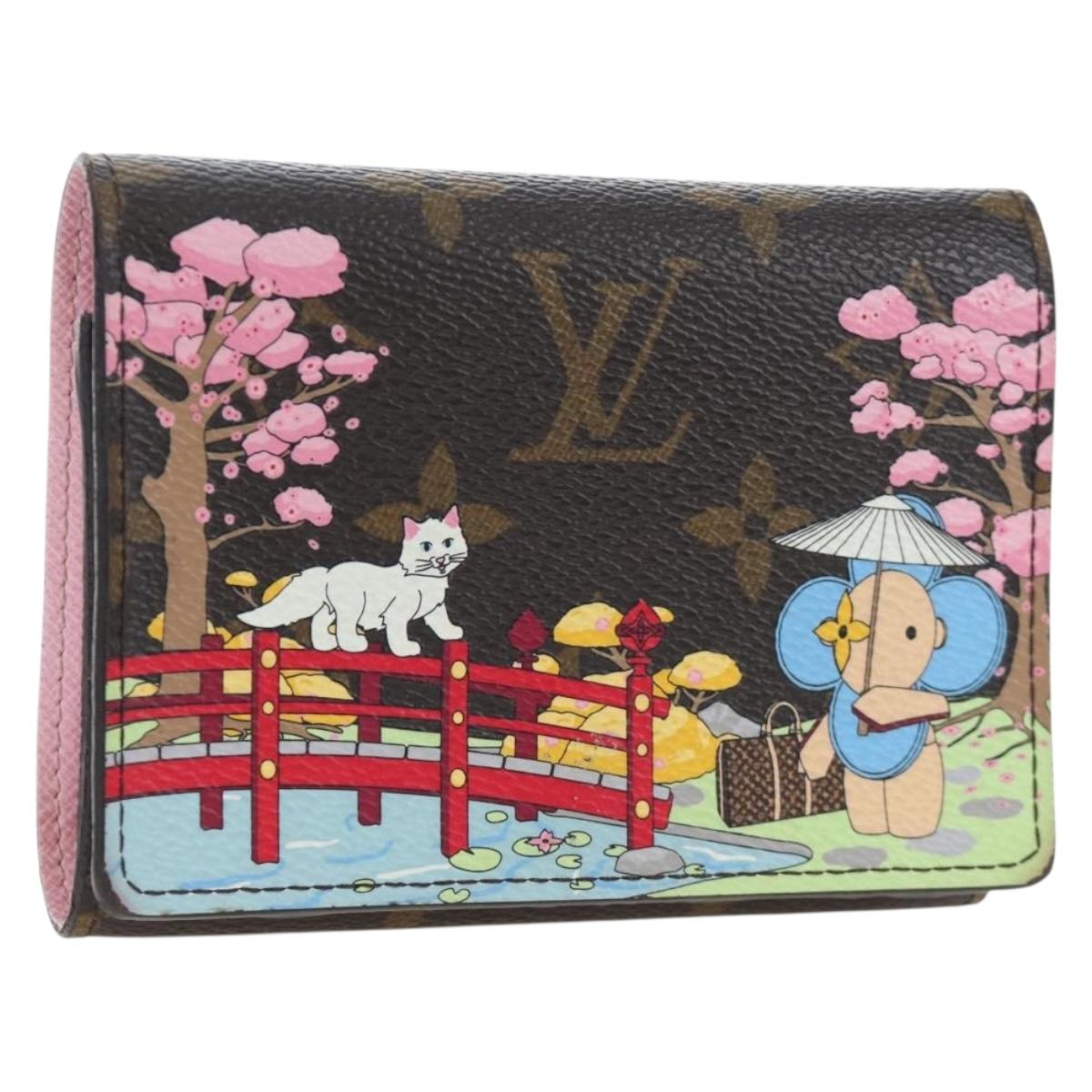 LOUIS VUITTON Vivienne Portefeuille Victorine Wallet M80873 LV Auth 196886M