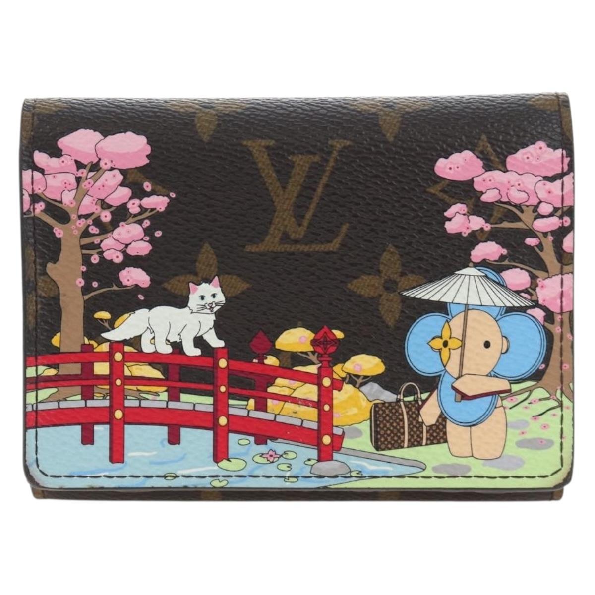 LOUIS VUITTON Vivienne Portefeuille Victorine Wallet M80873 LV Auth 196886M