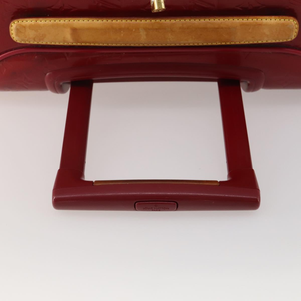 LOUIS VUITTON Monogram Vernis Pegas 45 Suitcase Pomme D'amour M91278 Auth 196891