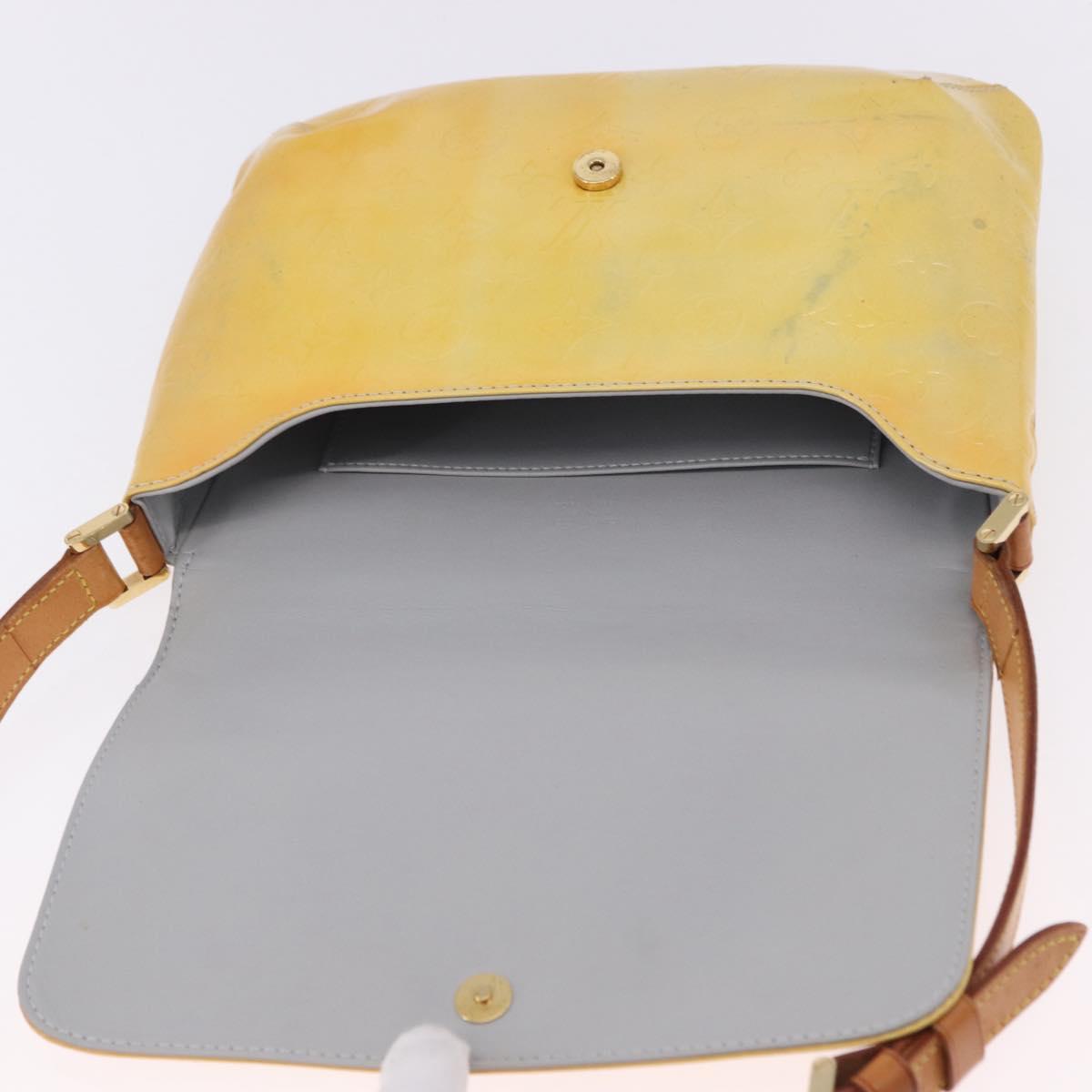 LOUIS VUITTON Monogram Vernis Thompson Street Bag Gris M91008 LV Auth 196902