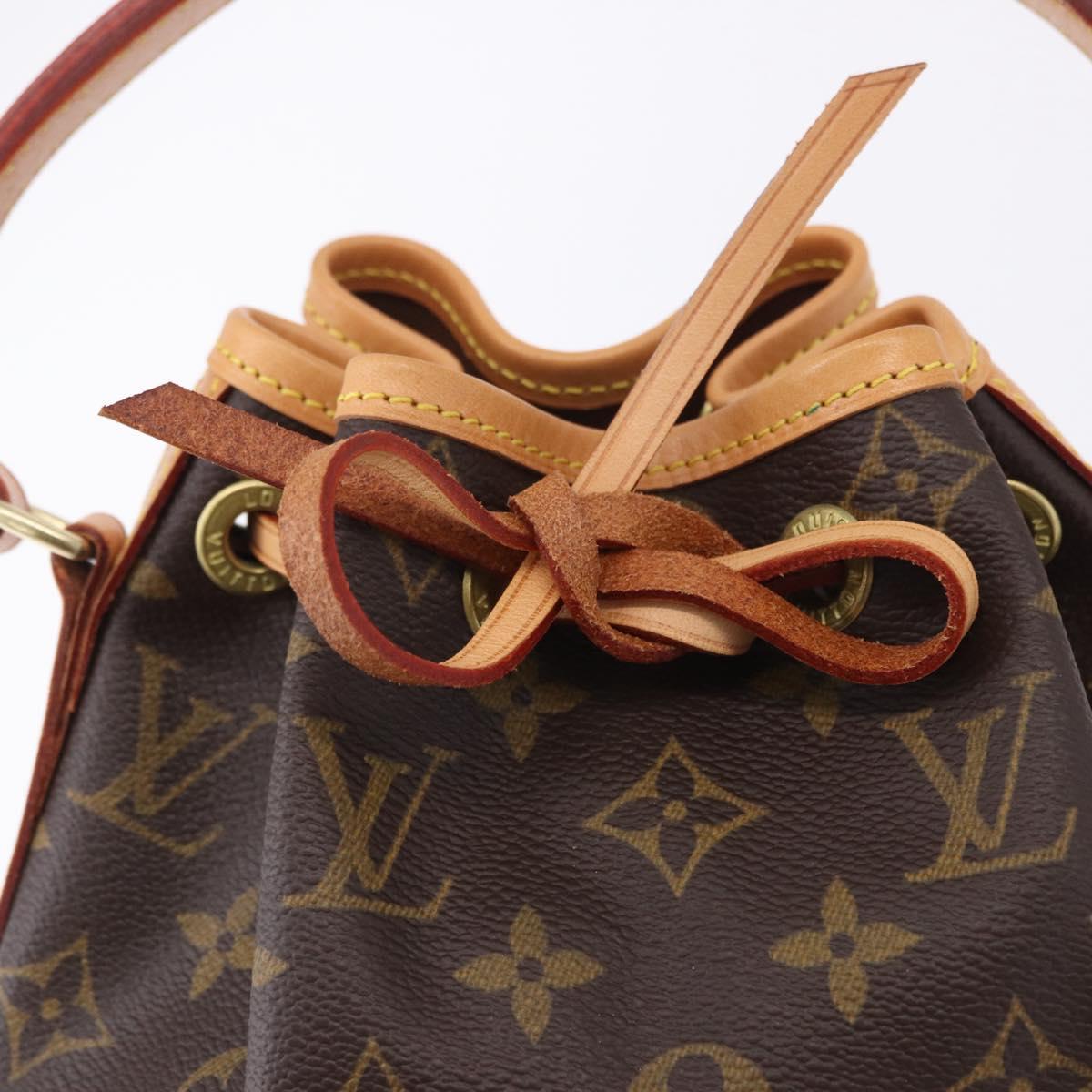 LOUIS VUITTON Monogram Noe BB Shoulder Bag M40817 LV Auth 196903SAV