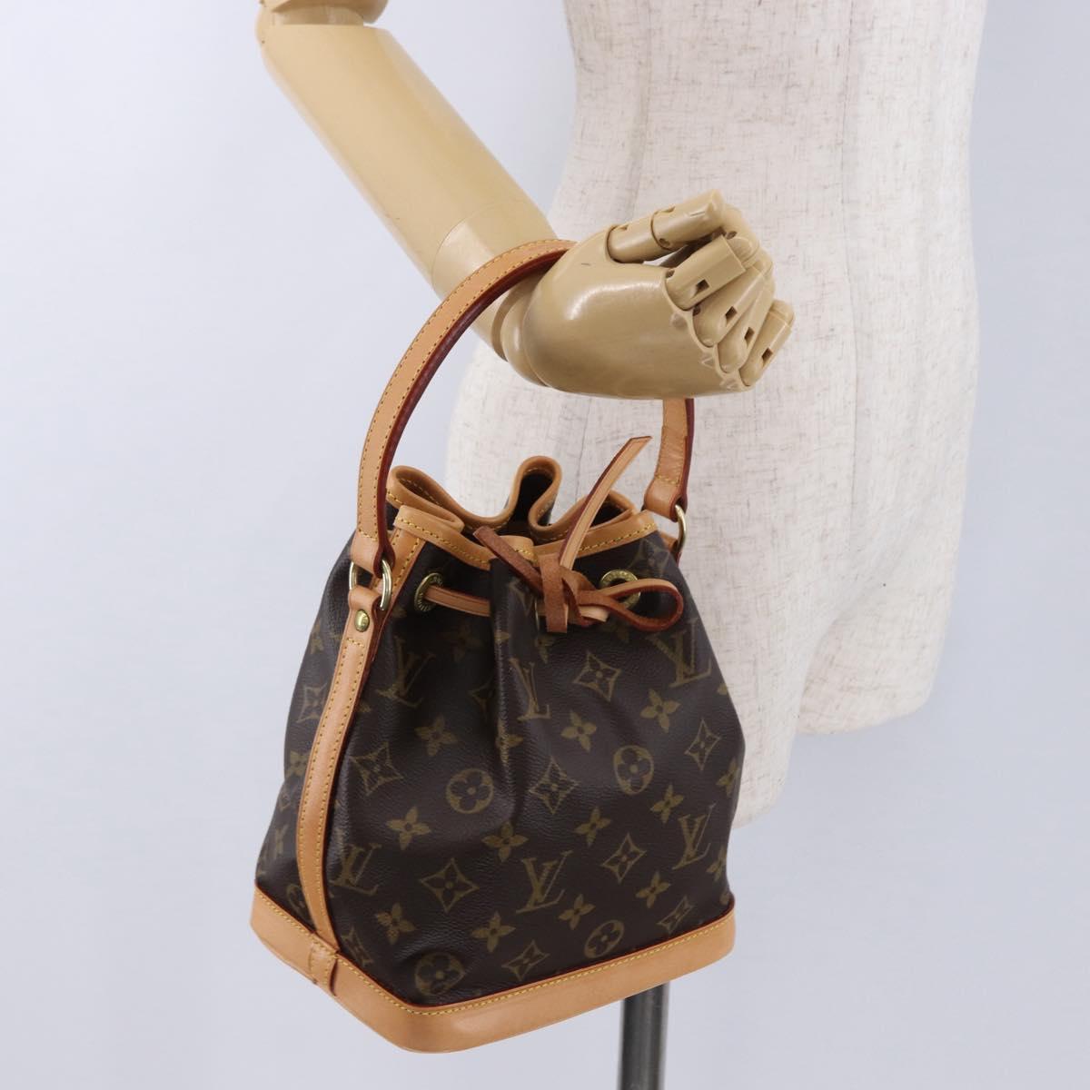 LOUIS VUITTON Monogram Noe BB Shoulder Bag M40817 LV Auth 196903SAV