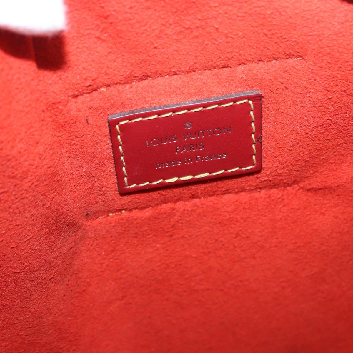 LOUIS VUITTON Epi Twist Bucket Shoulder Bag Red Silver M52927 LV Auth 196905
