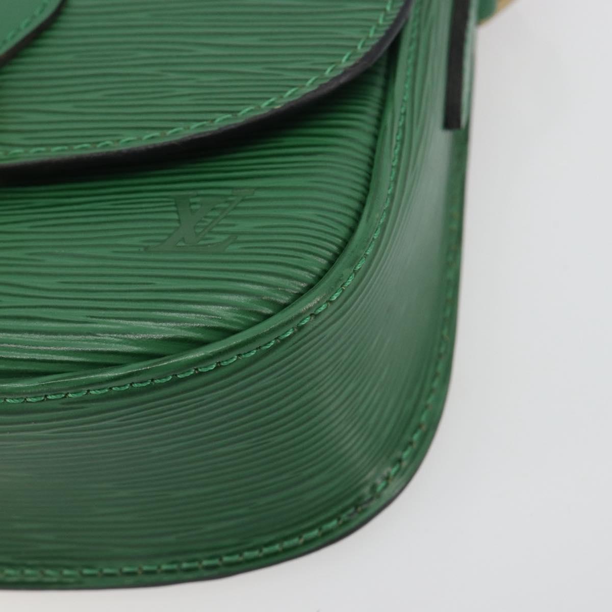 LOUIS VUITTON Epi Saint Cloud PM Shoulder Bag Green M52214 LV Auth 196906A