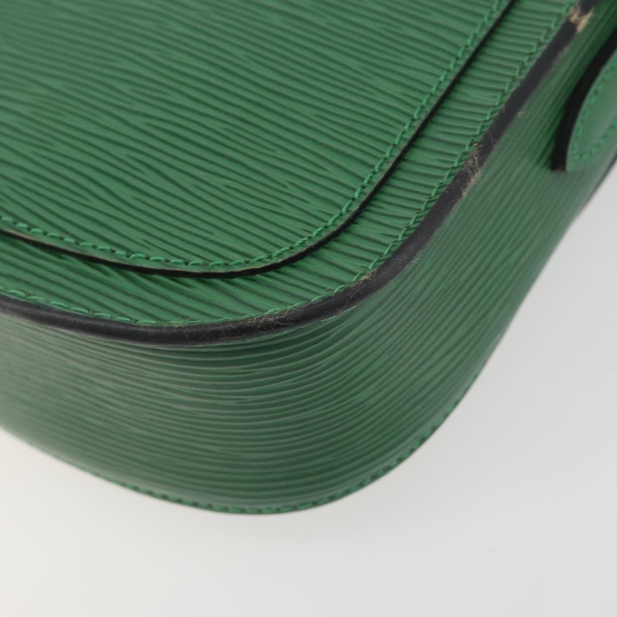 LOUIS VUITTON Epi Saint Cloud PM Shoulder Bag Green M52214 LV Auth 196906A
