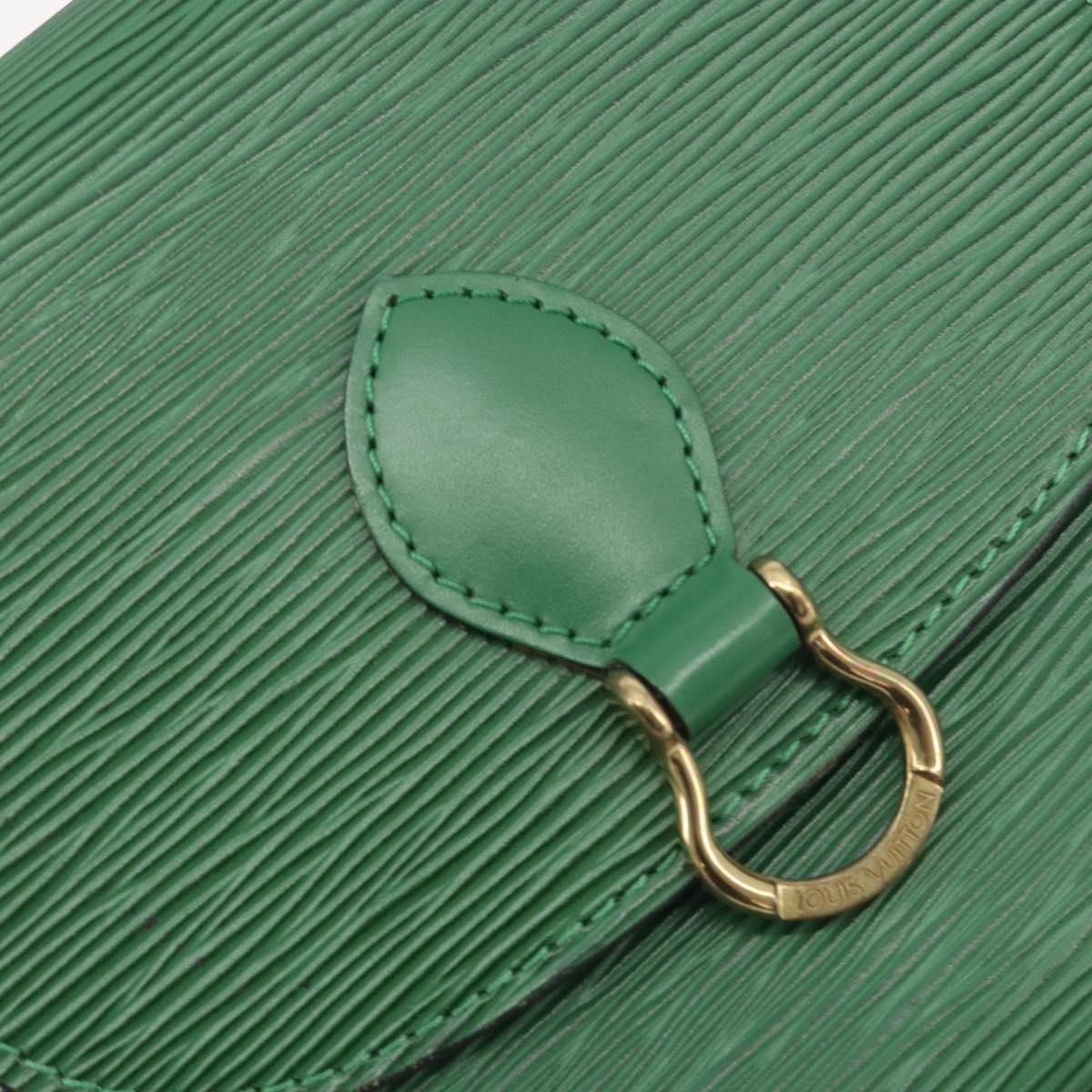LOUIS VUITTON Epi Saint Cloud PM Shoulder Bag Green M52214 LV Auth 196906A