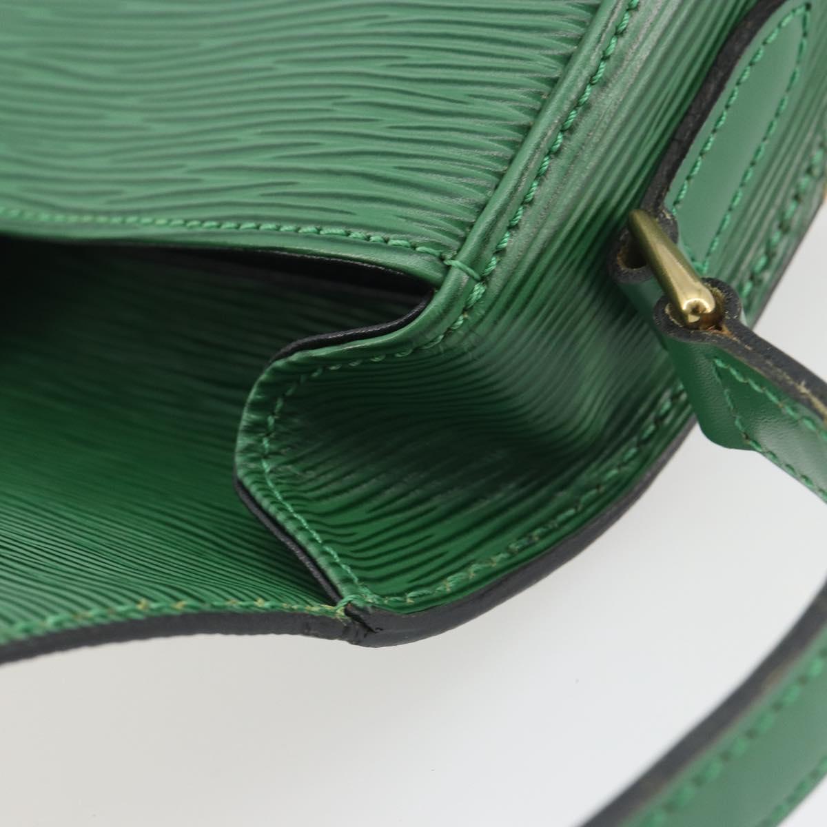 LOUIS VUITTON Epi Saint Cloud PM Shoulder Bag Green M52214 LV Auth 196906A