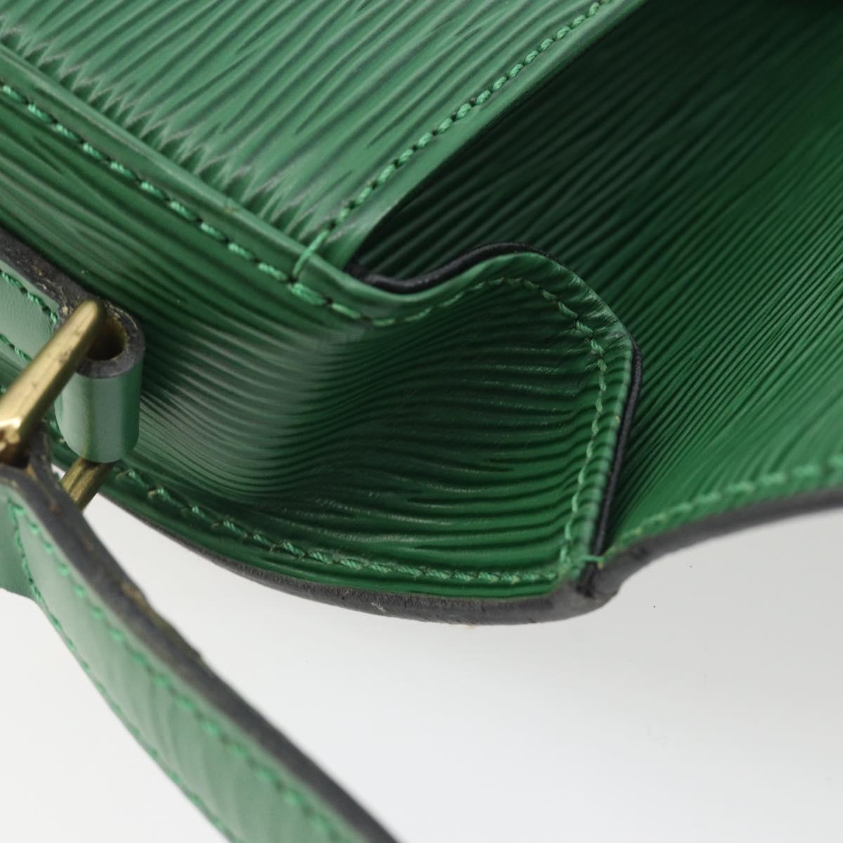 LOUIS VUITTON Epi Saint Cloud PM Shoulder Bag Green M52214 LV Auth 196906A