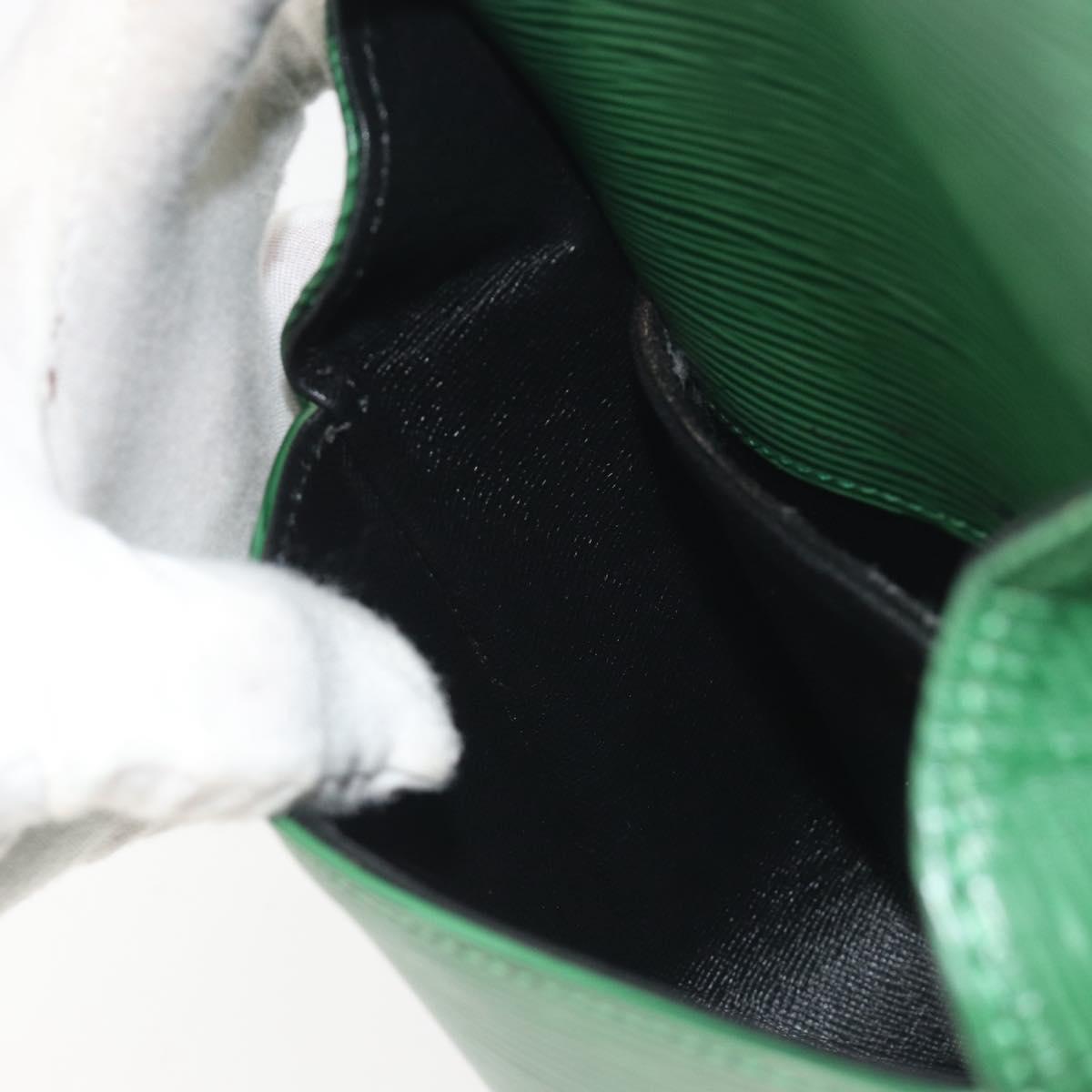 LOUIS VUITTON Epi Saint Cloud PM Shoulder Bag Green M52214 LV Auth 196906A