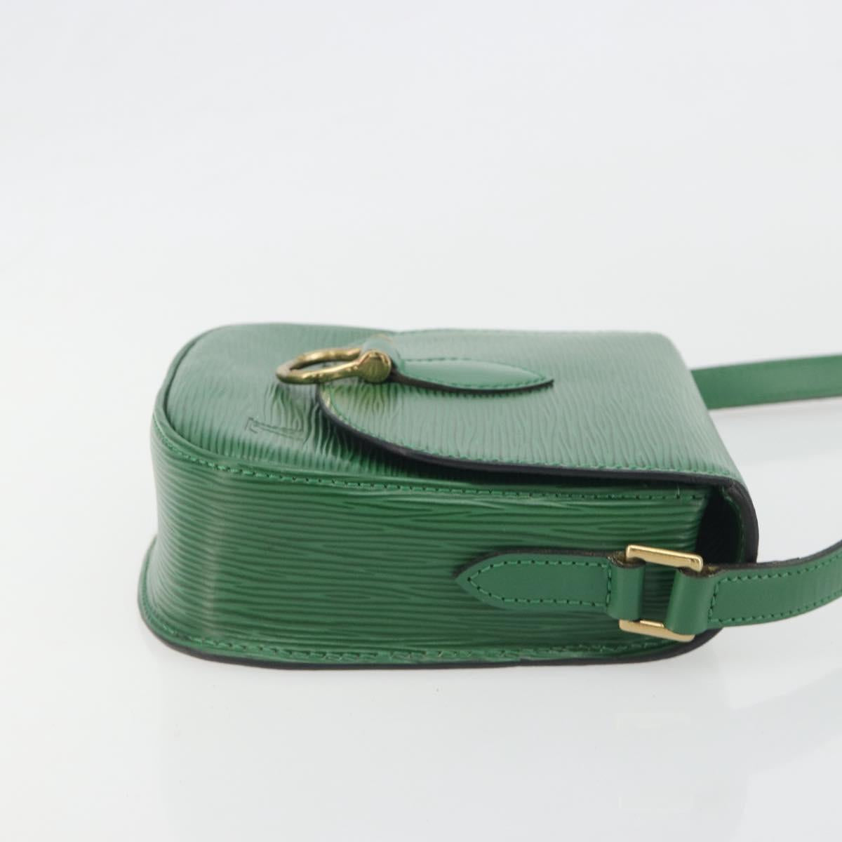 LOUIS VUITTON Epi Saint Cloud PM Shoulder Bag Green M52214 LV Auth 196906A