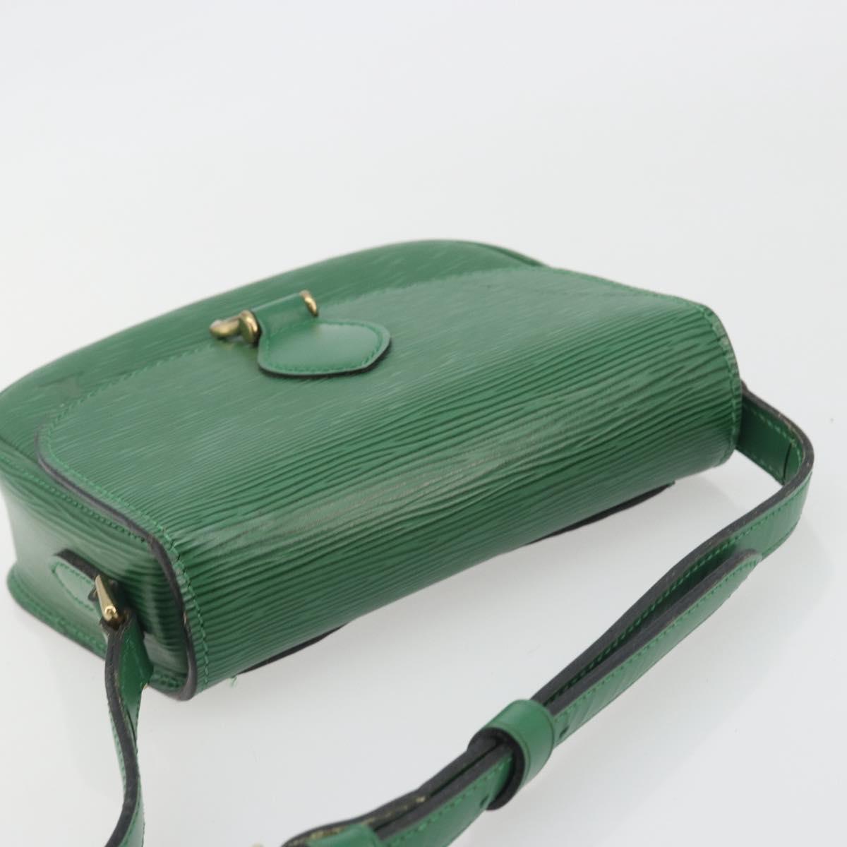 LOUIS VUITTON Epi Saint Cloud PM Shoulder Bag Green M52214 LV Auth 196906A