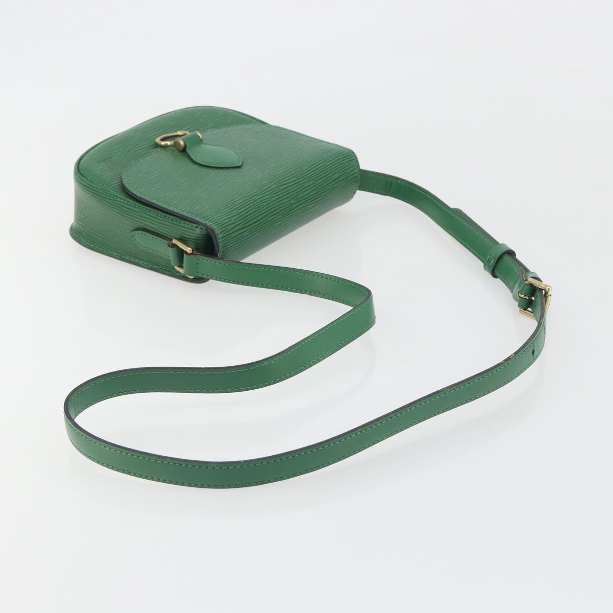 LOUIS VUITTON Epi Saint Cloud PM Shoulder Bag Green M52214 LV Auth 196906A
