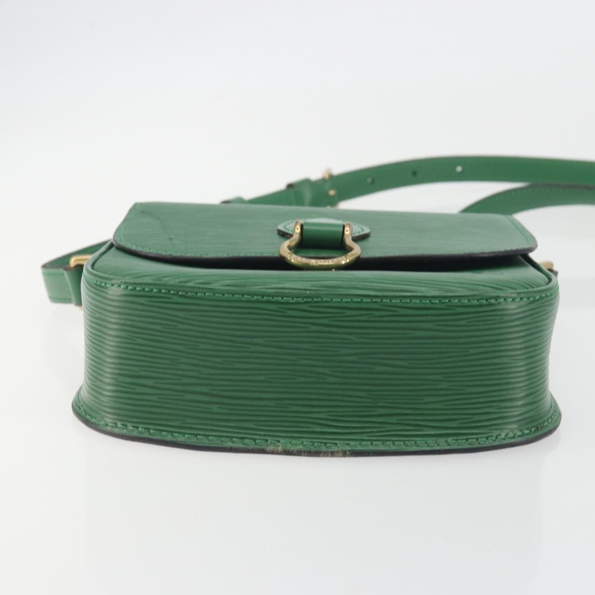 LOUIS VUITTON Epi Saint Cloud PM Shoulder Bag Green M52214 LV Auth 196906A