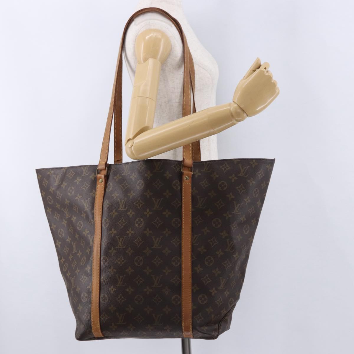 LOUIS VUITTON Monogram Sac Shopping GM Tote Bag M51110 LV Auth 196909A