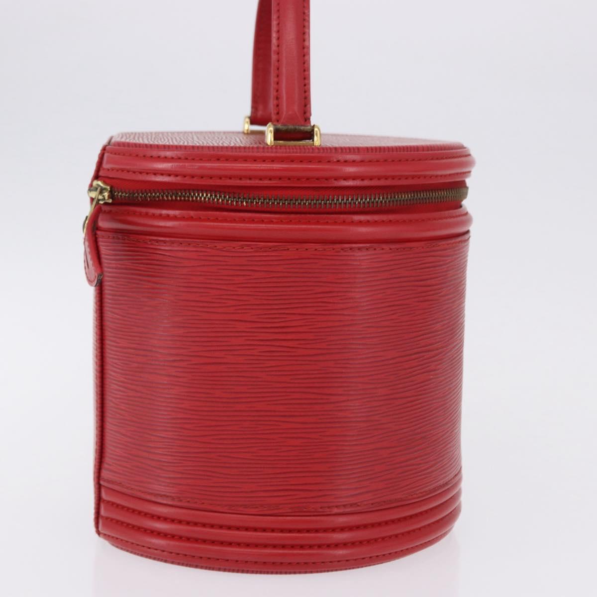 LOUIS VUITTON Epi Cannes Hand Bag Red M48037 LV Auth 196923