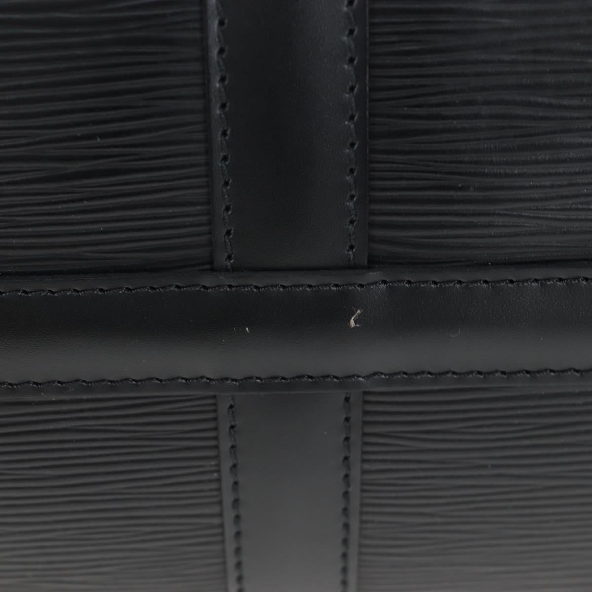 LOUIS VUITTON Epi Keepall 45 Boston Bag Black M42972 LV Auth 196925V
