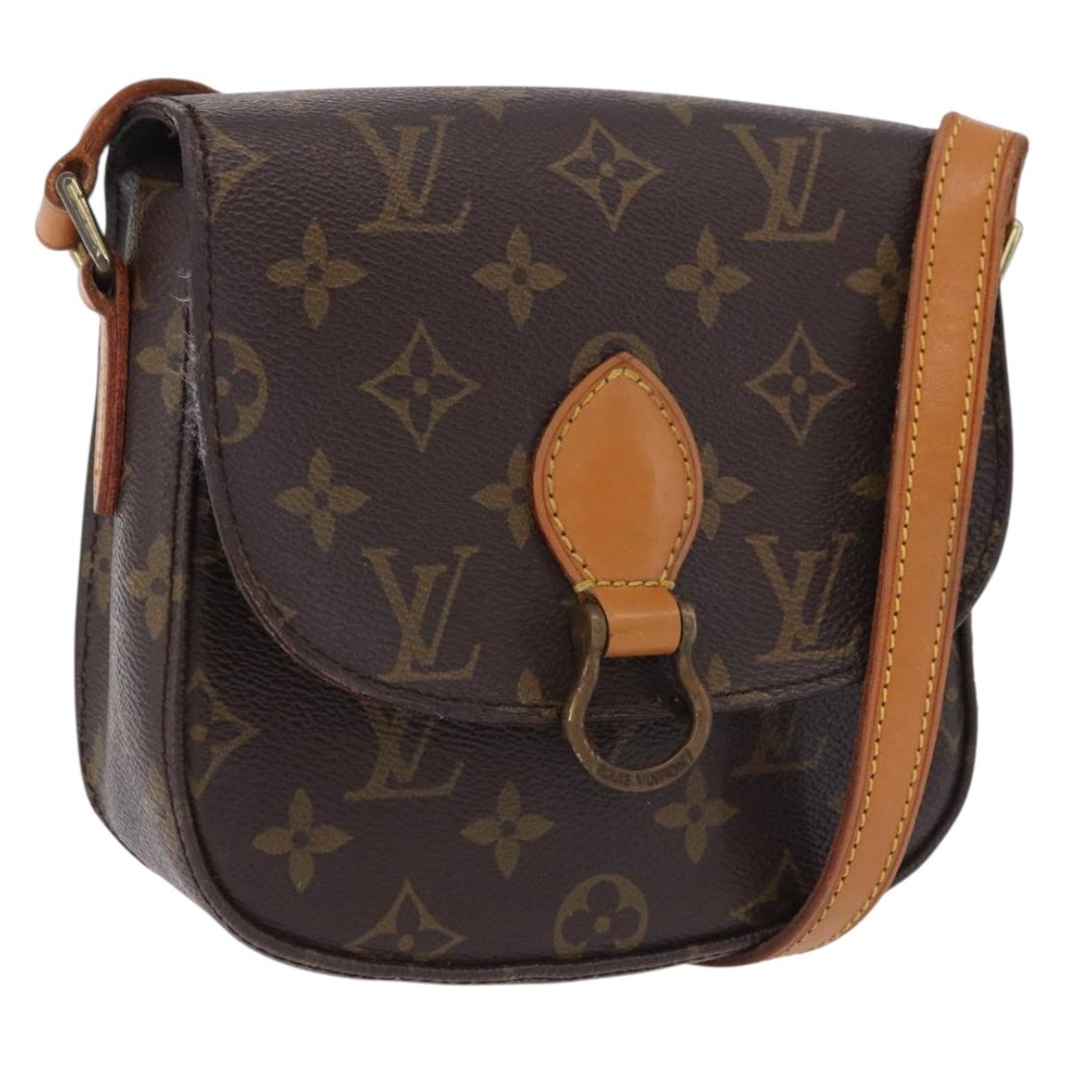 LOUIS VUITTON Monogram Saint Cloud PM Shoulder Bag M51244 LV Auth 196928