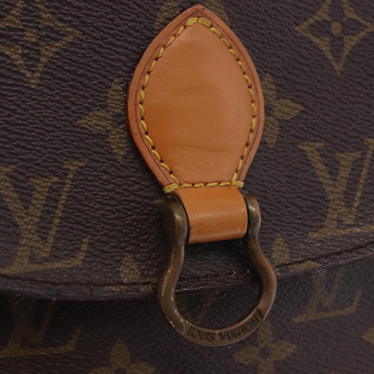 LOUIS VUITTON Monogram Saint Cloud PM Shoulder Bag M51244 LV Auth 196928