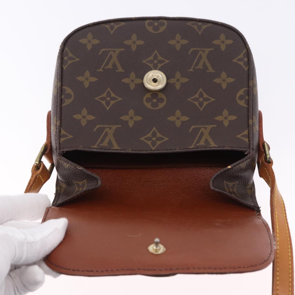 LOUIS VUITTON Monogram Saint Cloud PM Shoulder Bag M51244 LV Auth 196928