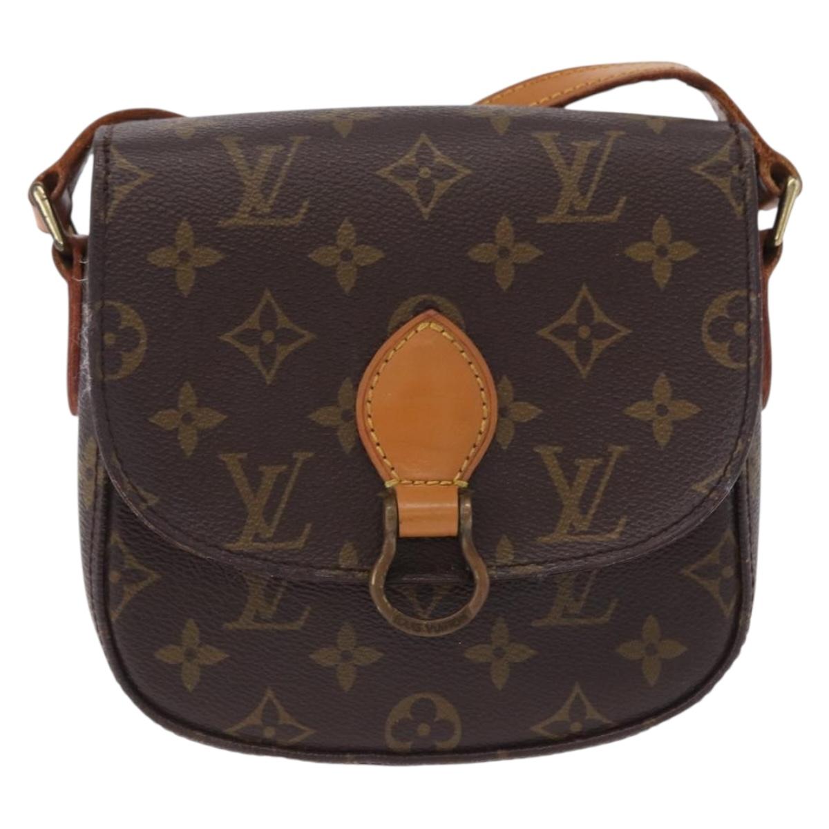 LOUIS VUITTON Monogram Saint Cloud PM Shoulder Bag M51244 LV Auth 196928