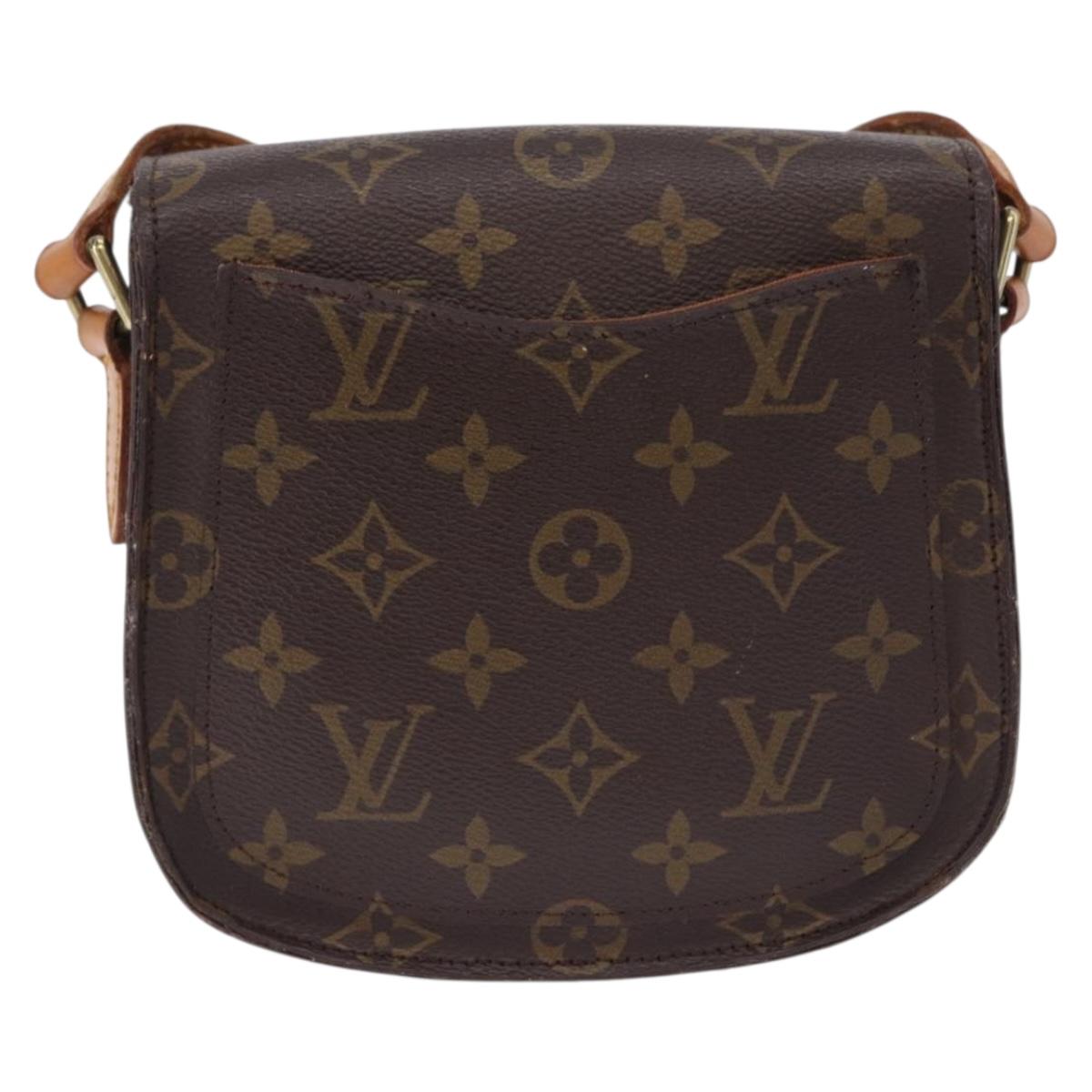 LOUIS VUITTON Monogram Saint Cloud PM Shoulder Bag M51244 LV Auth 196928