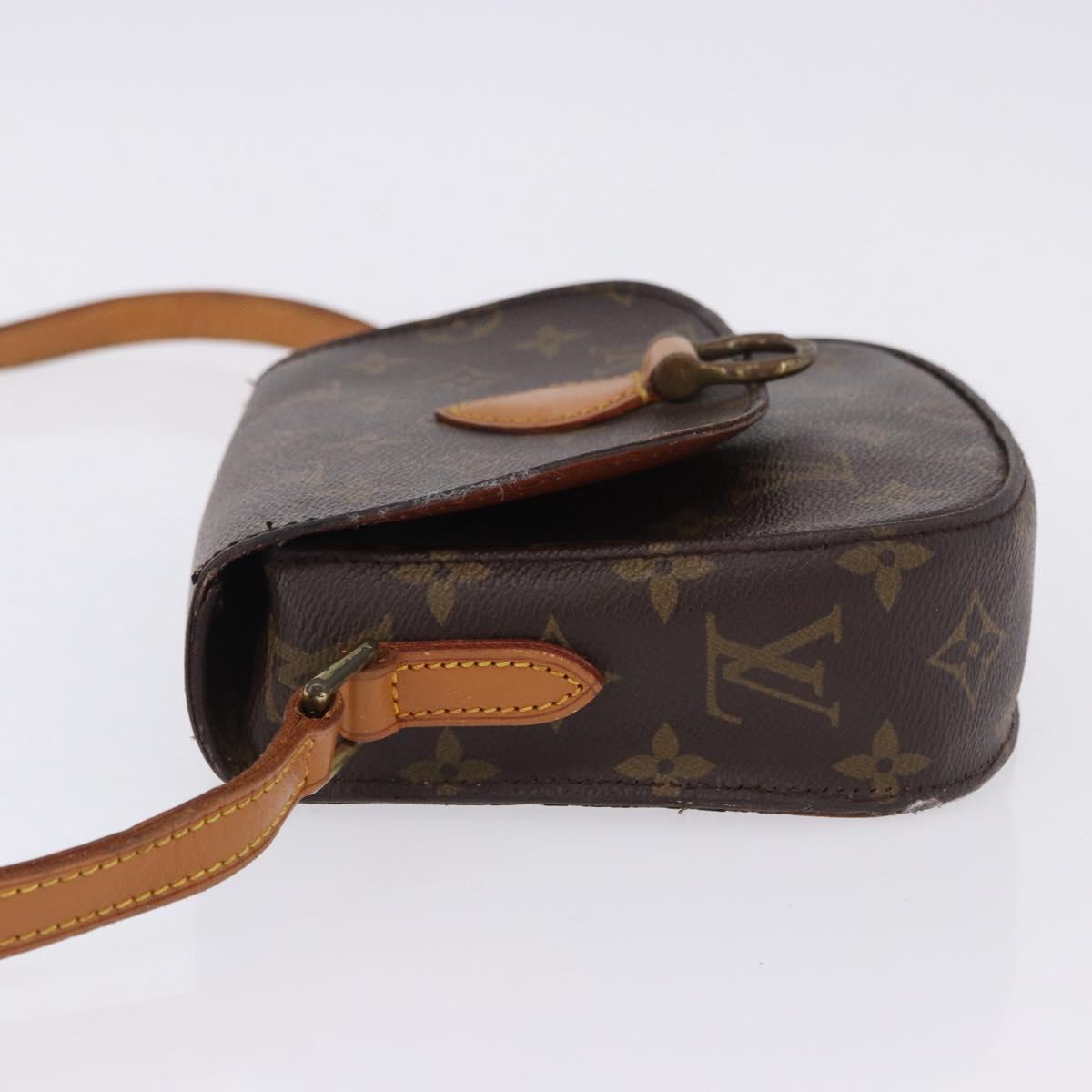 LOUIS VUITTON Monogram Saint Cloud PM Shoulder Bag M51244 LV Auth 196928