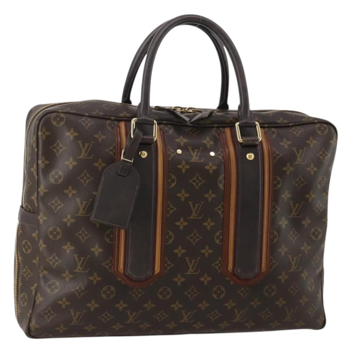 LOUIS VUITTON Monogram Bekia Anthracite Porte Documents Bag M95531 Auth 196929