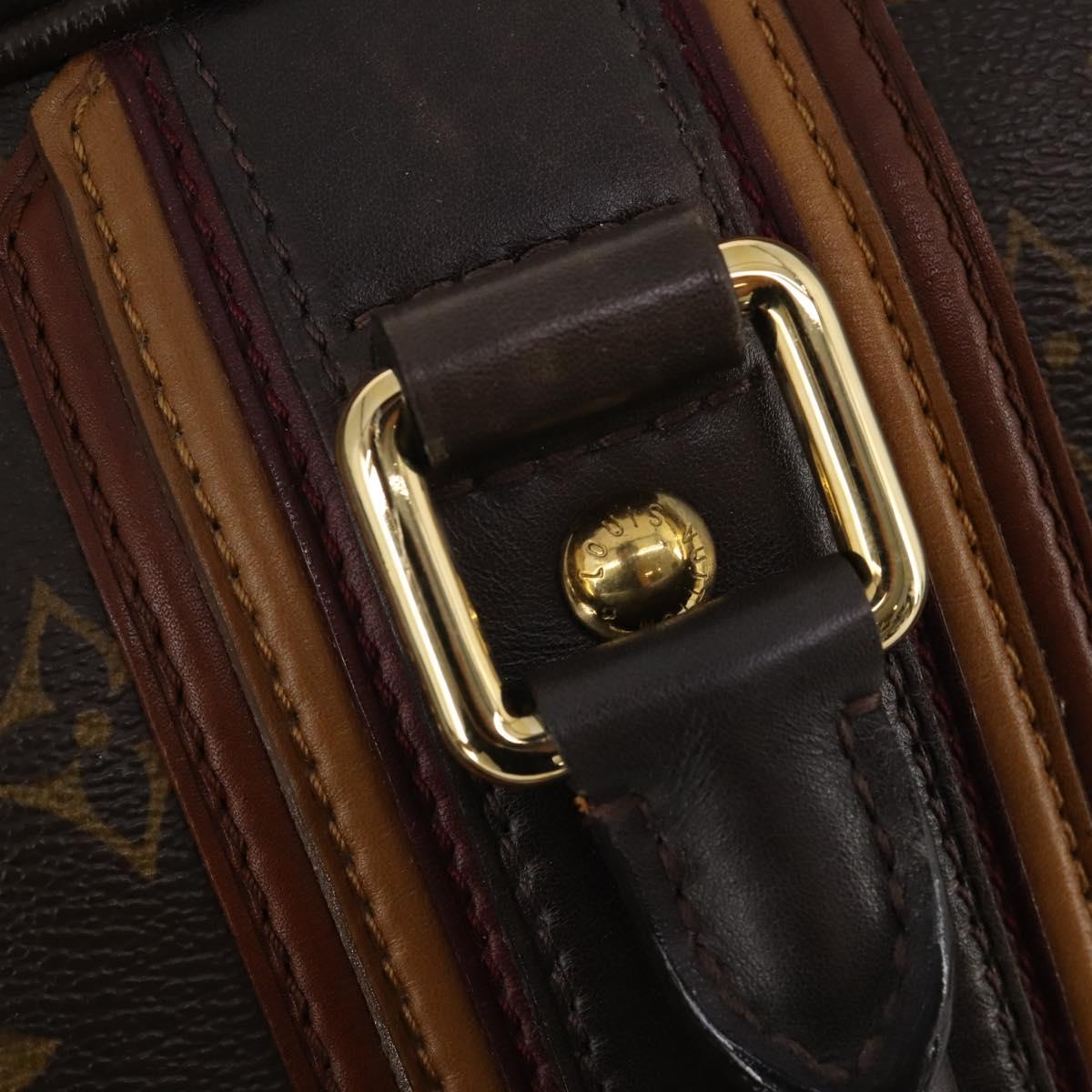 LOUIS VUITTON Monogram Bekia Anthracite Porte Documents Bag M95531 Auth 196929