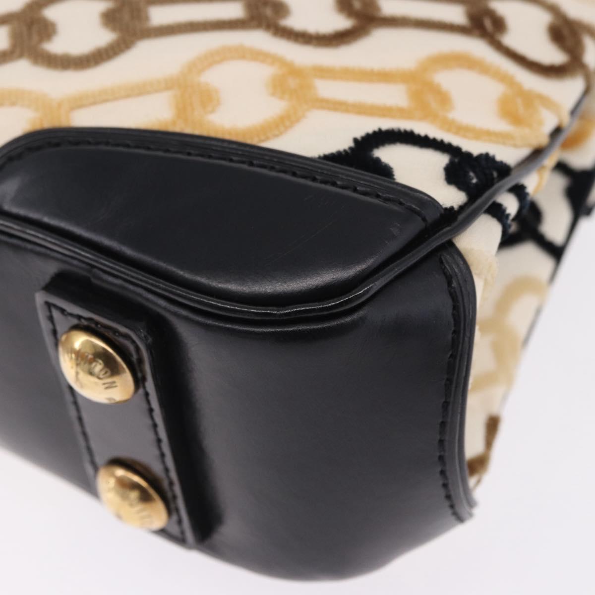 LOUIS VUITTON Monogram Charm Mini Linda Hand Bag Ivory LV Auth 196930M