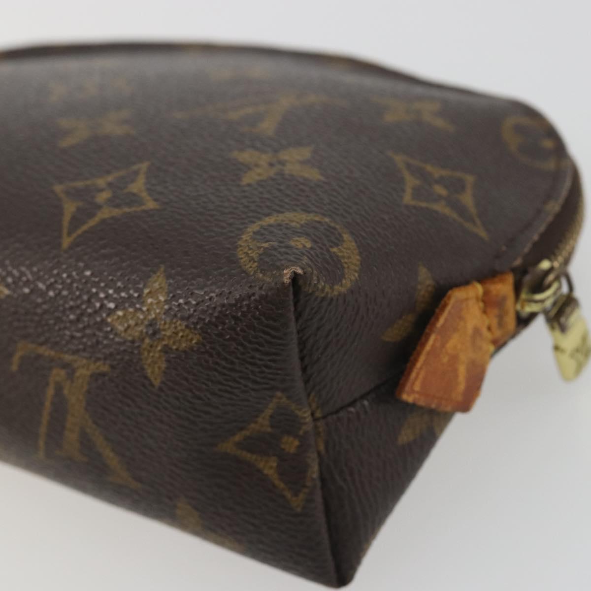 LOUIS VUITTON Monogram Pochette Cosmetic PM Pouch M43998 LV Auth 196931