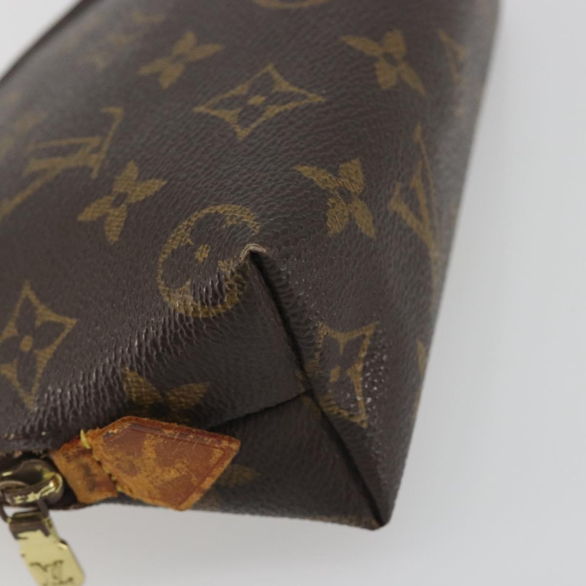 LOUIS VUITTON Monogram Pochette Cosmetic PM Pouch M43998 LV Auth 196931