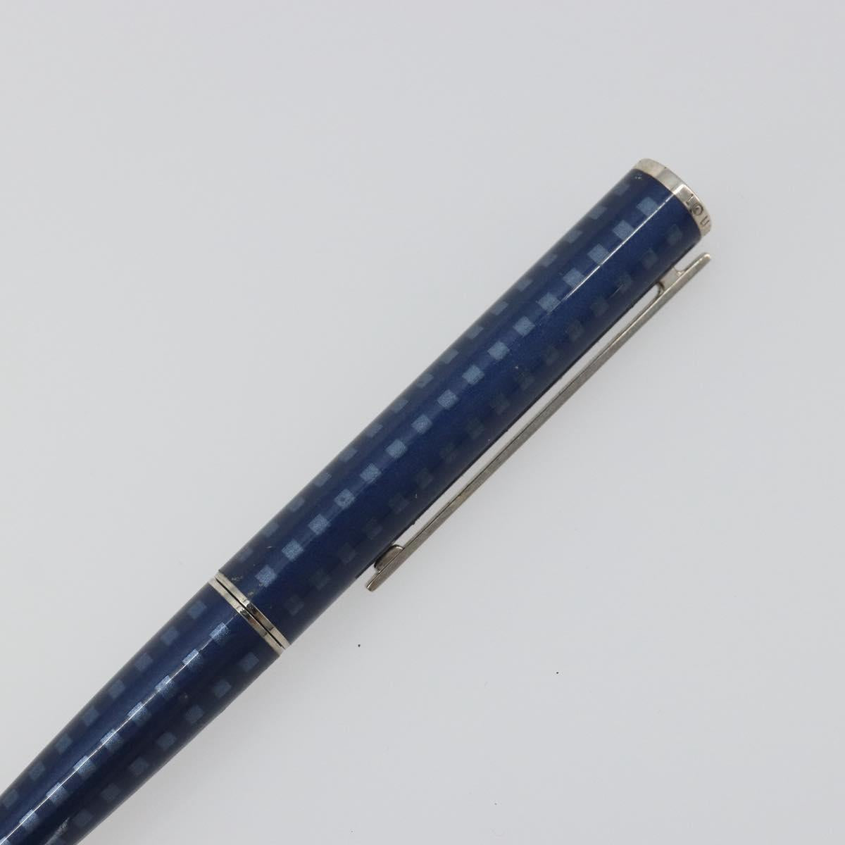 LOUIS VUITTON Jet Rack Ballpoint Pen metal Blue N79155 LV Auth 196940