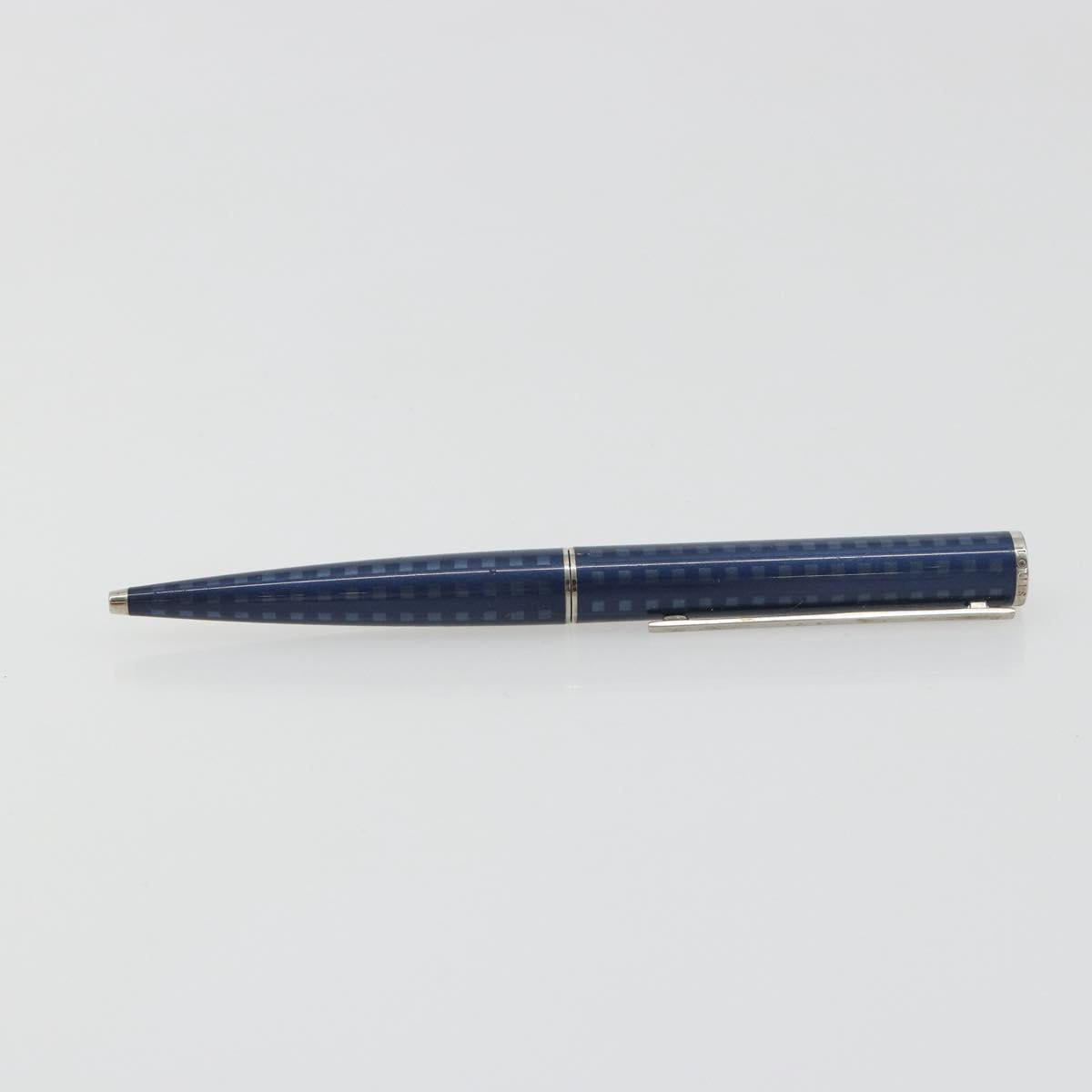 LOUIS VUITTON Jet Rack Ballpoint Pen metal Blue N79155 LV Auth 196940