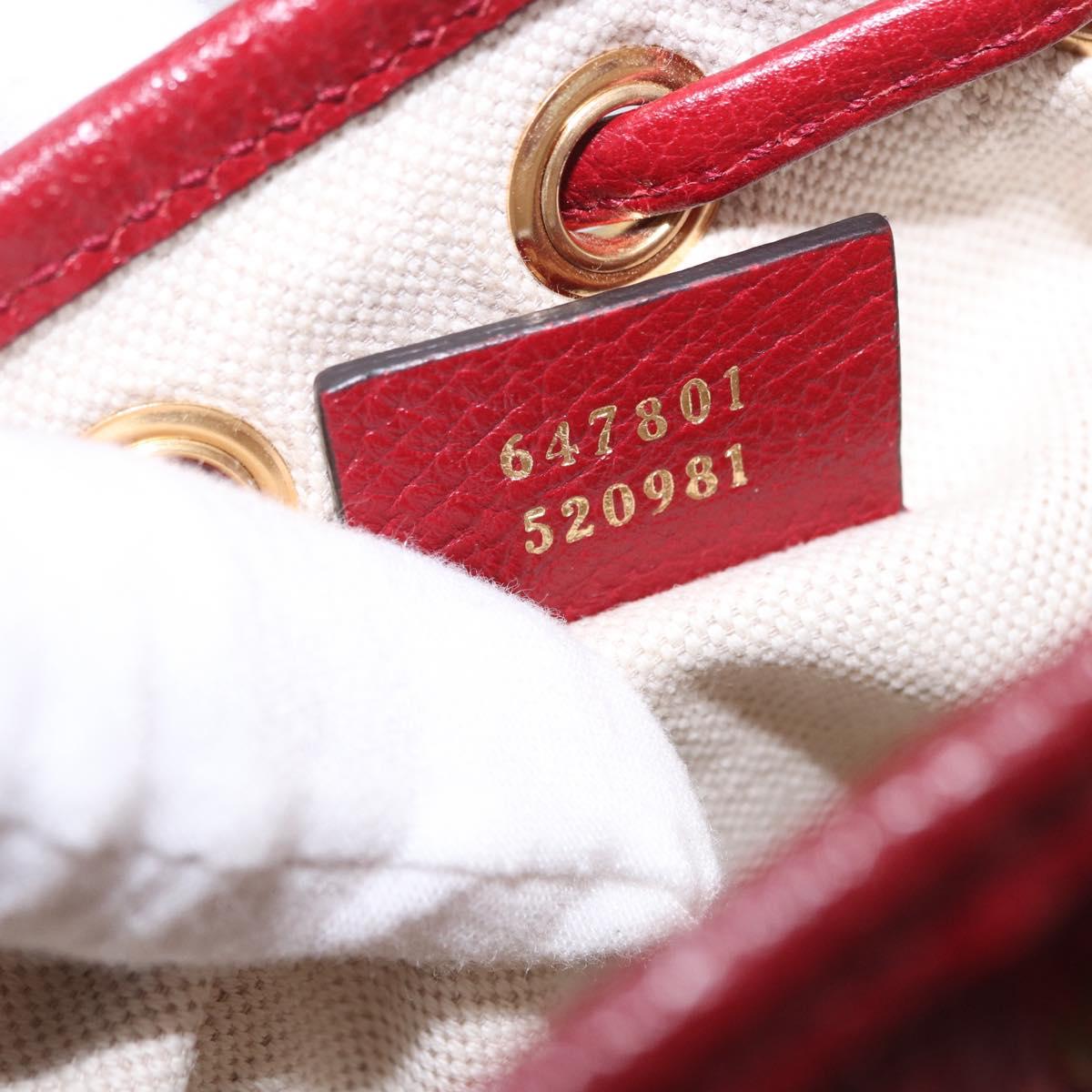 GUCCI Micro GG Supreme Fujiko-Pro Bag PVC Beige Gold 647801 Auth 196955M