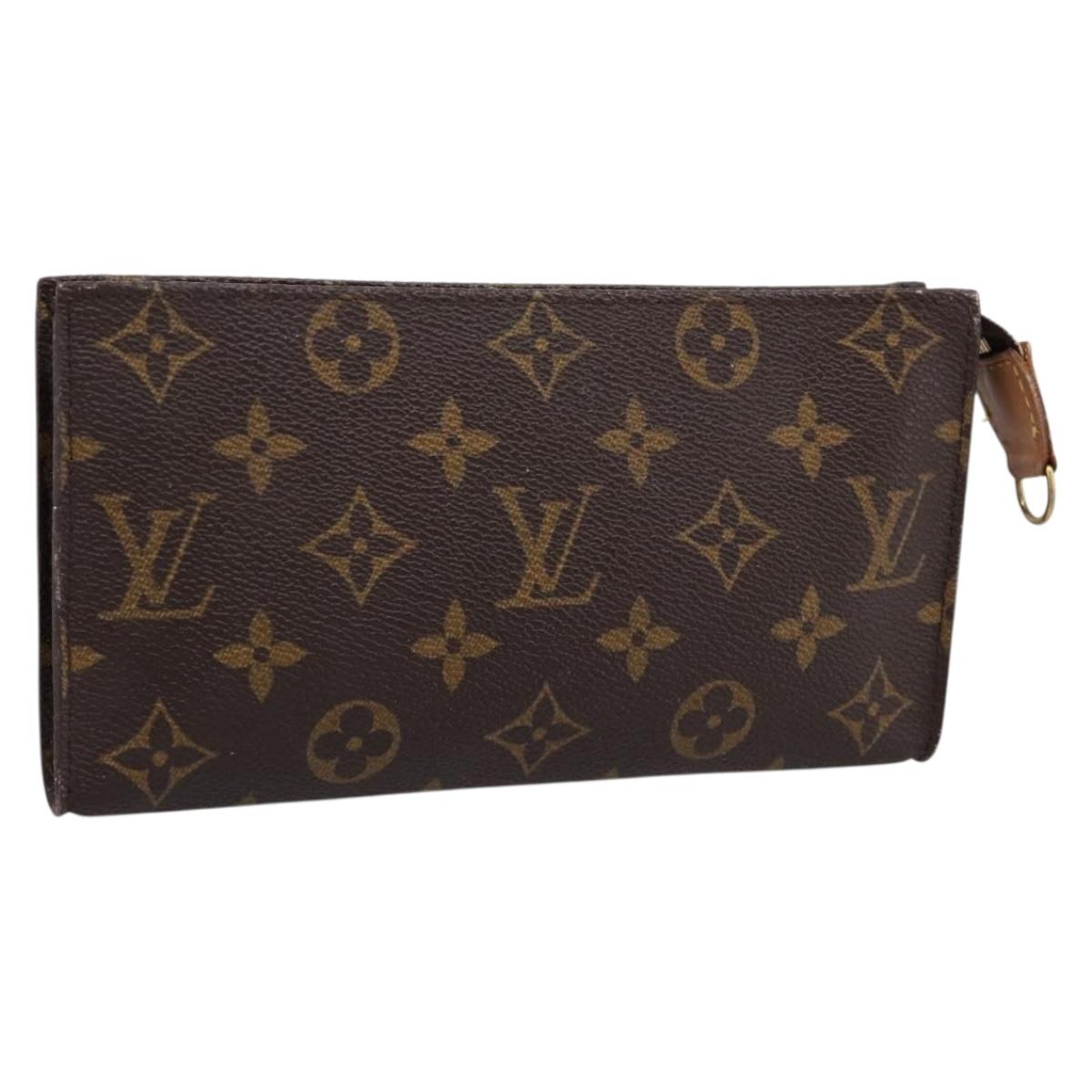 LOUIS VUITTON Monogram Bucket GM Accessory Pouch LV Auth 196968