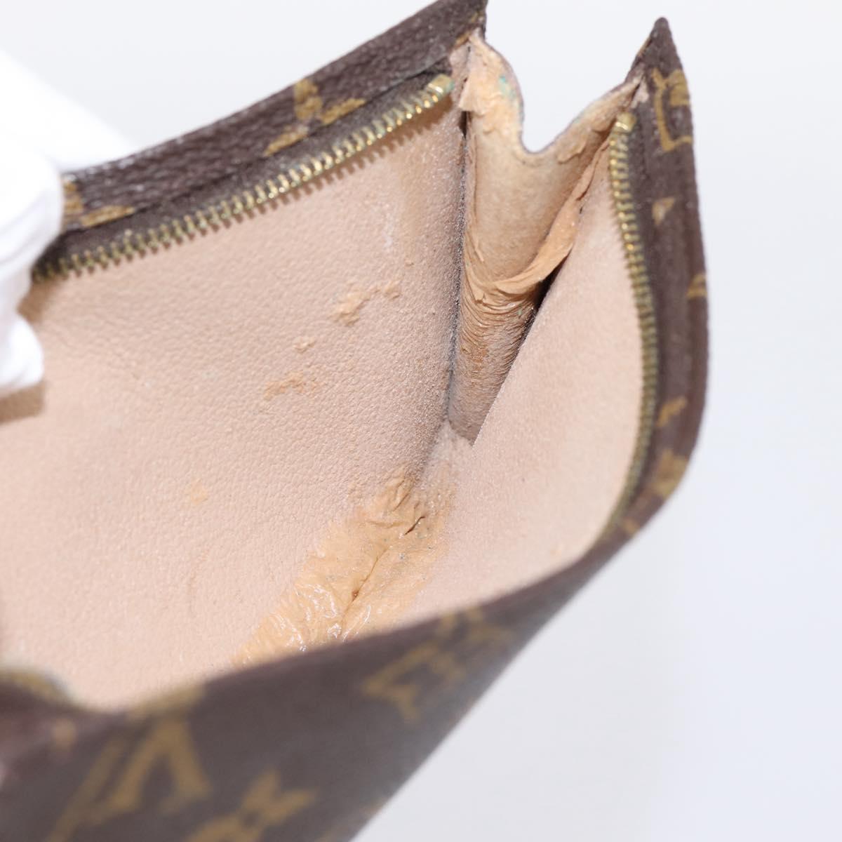 LOUIS VUITTON Monogram Bucket GM Accessory Pouch LV Auth 196968
