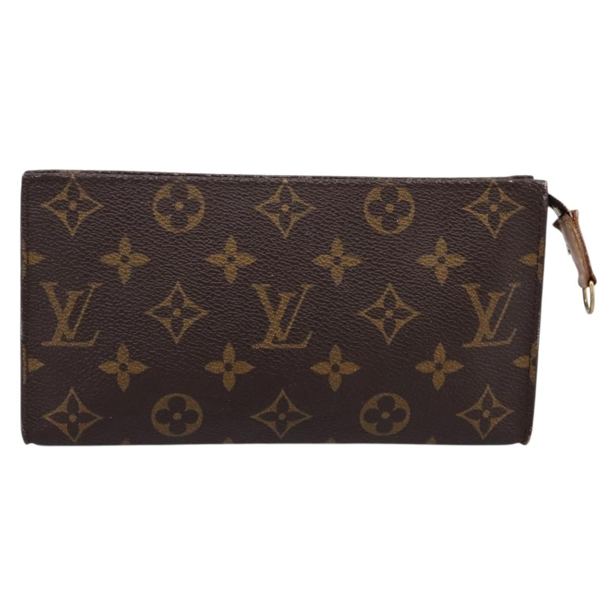 LOUIS VUITTON Monogram Bucket GM Accessory Pouch LV Auth 196968