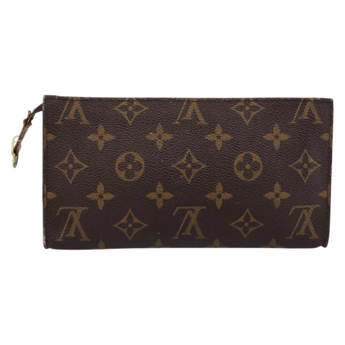 LOUIS VUITTON Monogram Bucket GM Accessory Pouch LV Auth 196968