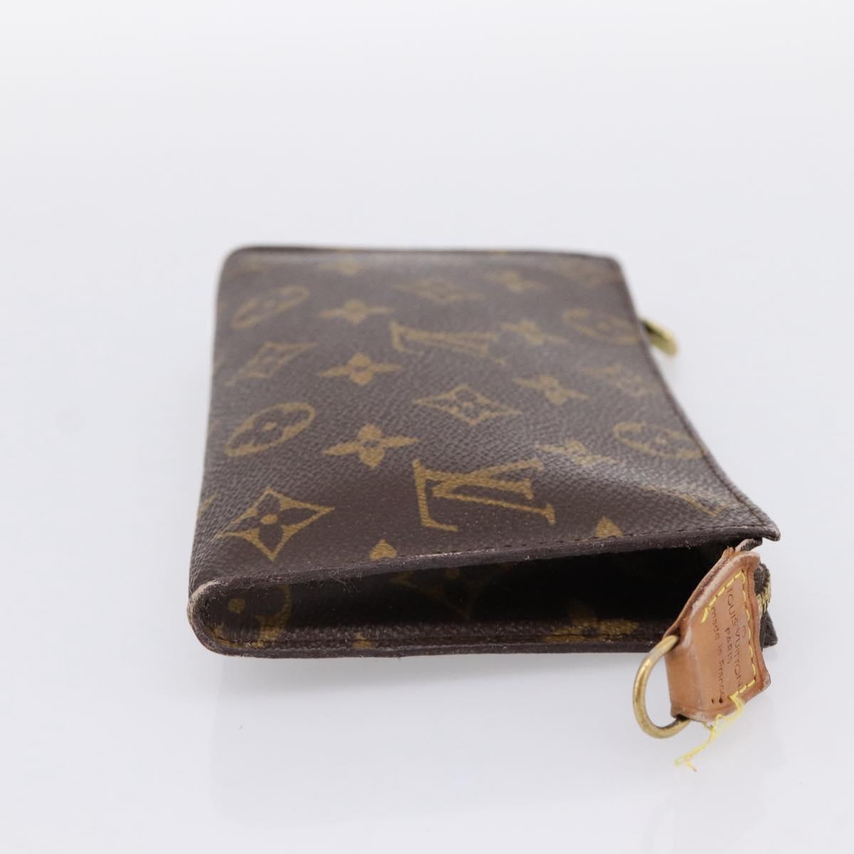 LOUIS VUITTON Monogram Bucket GM Accessory Pouch LV Auth 196968