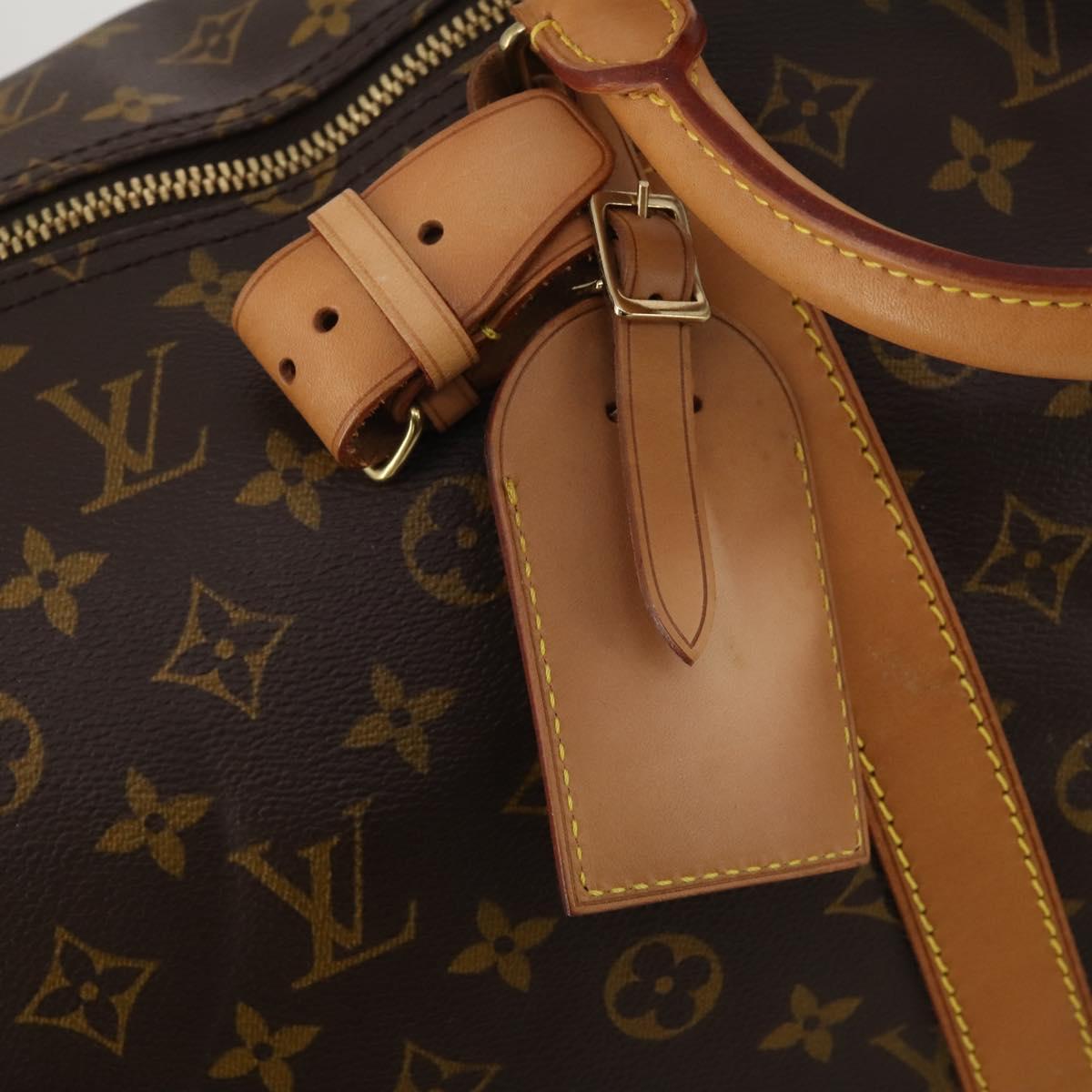 LOUIS VUITTON Monogram Keepall 55 Boston Bag M41424 LV Auth 196969V