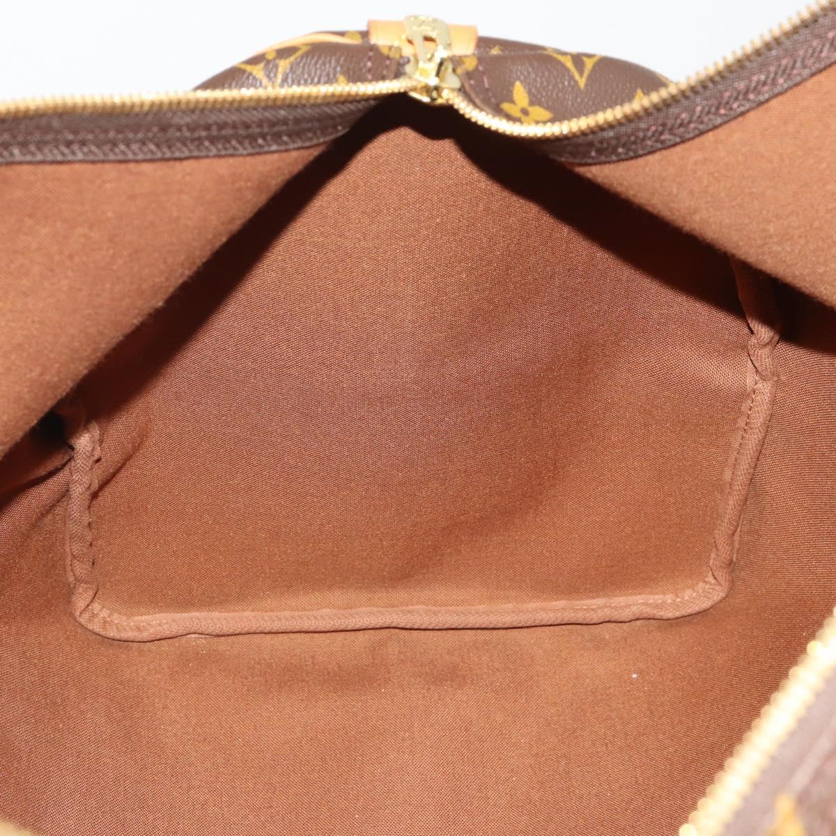 LOUIS VUITTON Monogram Keepall 55 Boston Bag M41424 LV Auth 196969V